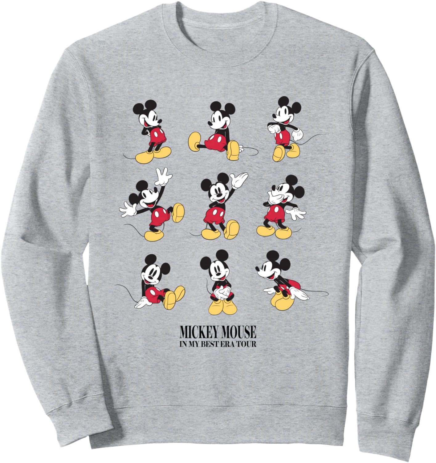 Disney Mickey Mouse and Friends Classic Grid Poses Sweatshirt