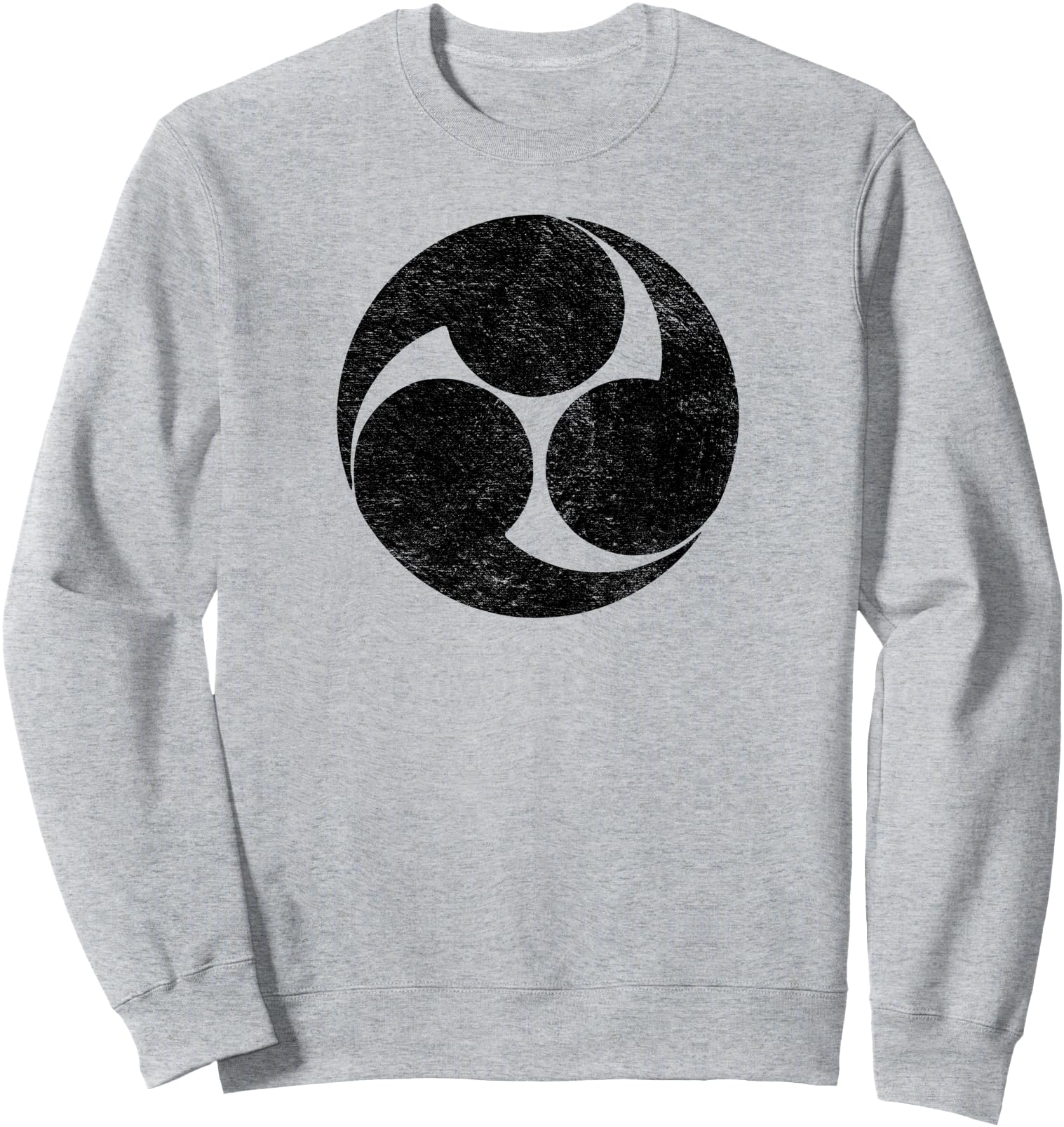 TOMOE MITSUDOMOE JAPANESE SHINTO SYMBOL YIN YANG ZEN Sweatshirt