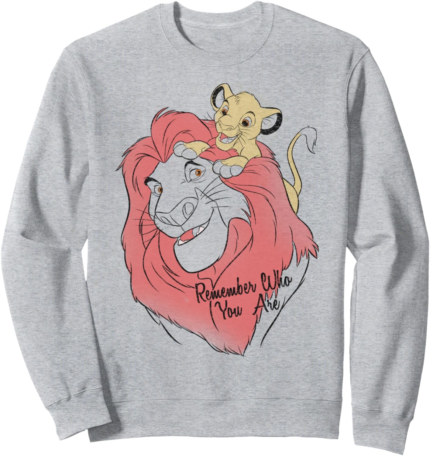 Disney Lion King Remember Who You Are Watercolor Sweatshirt Sweatshirt
