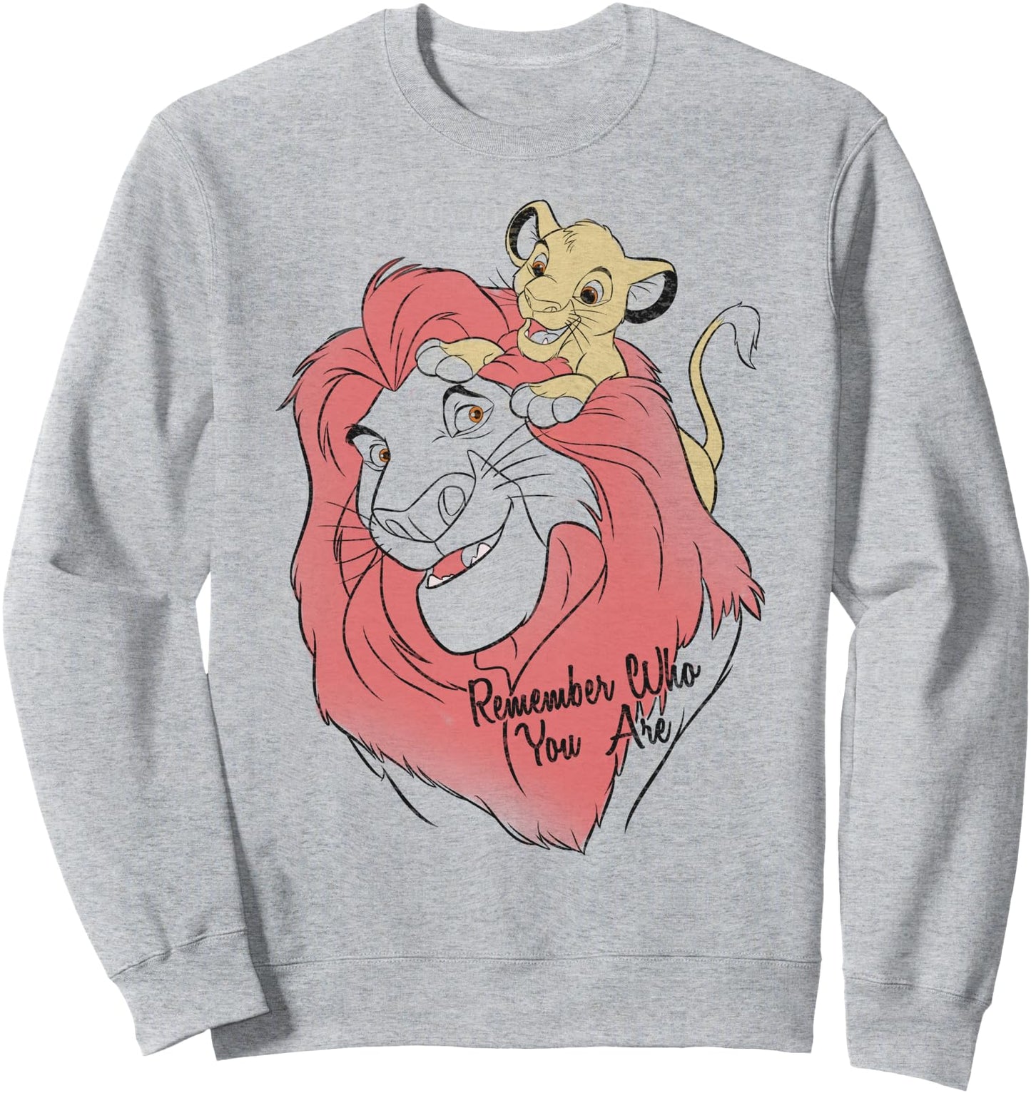 Disney Lion King Remember Who You Are Watercolor Sweatshirt Sweatshirt