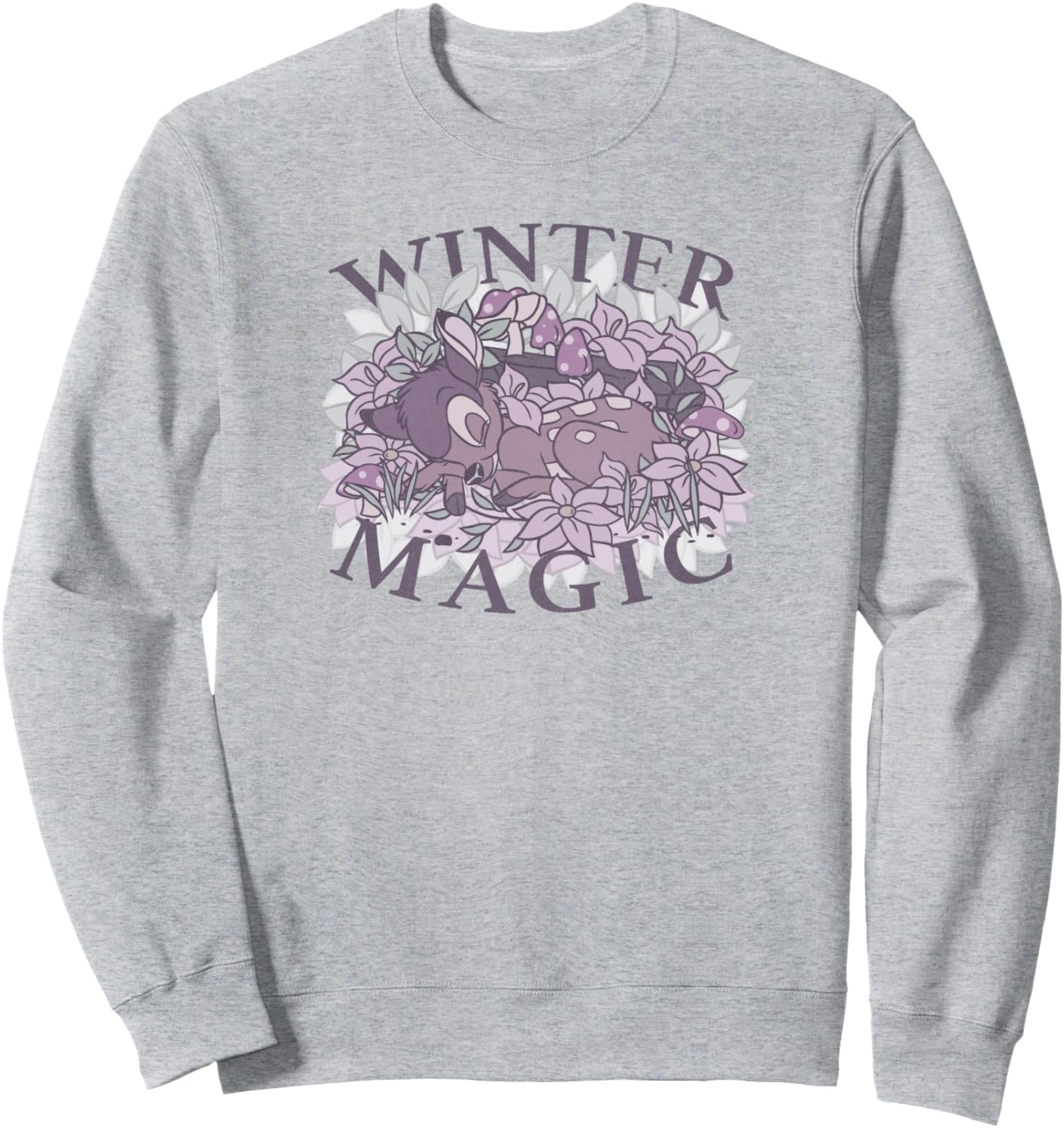 Disney Bambi Christmas Floral Winter Magic Sweatshirt