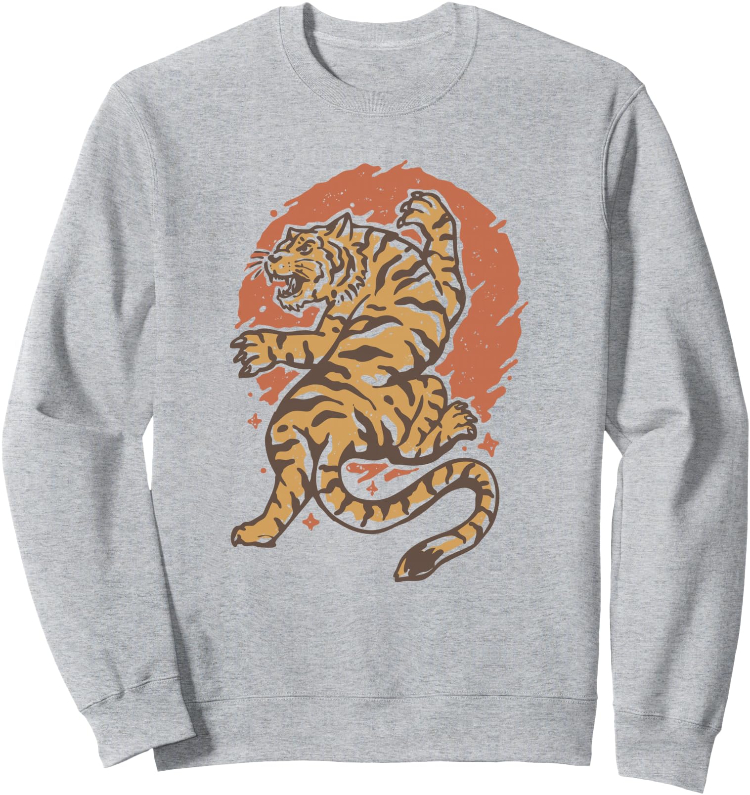 Vintage Japanese Style Tiger Sweatshirt