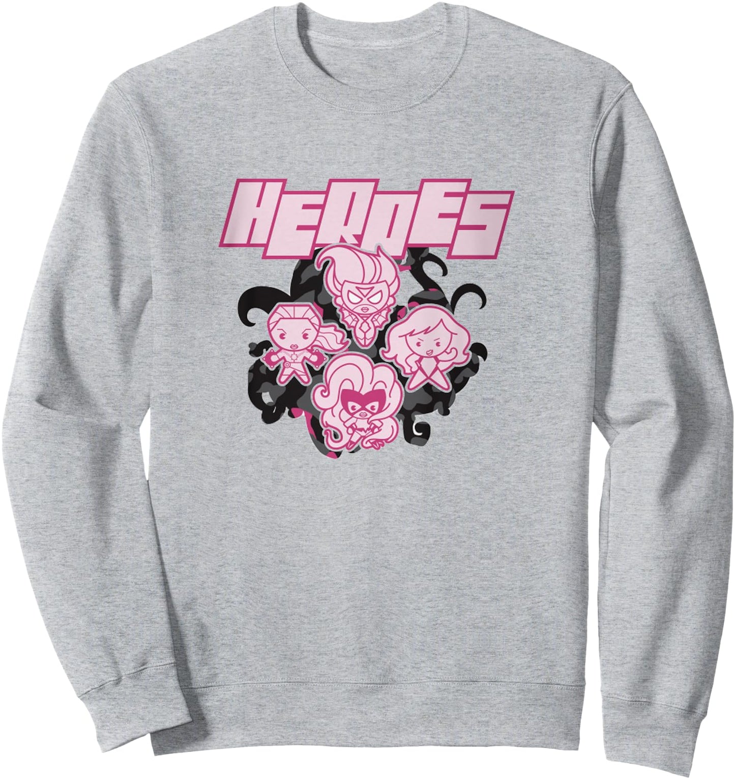 Marvel Kawaii Heroes Girl Power Super Mashup Sweatshirt