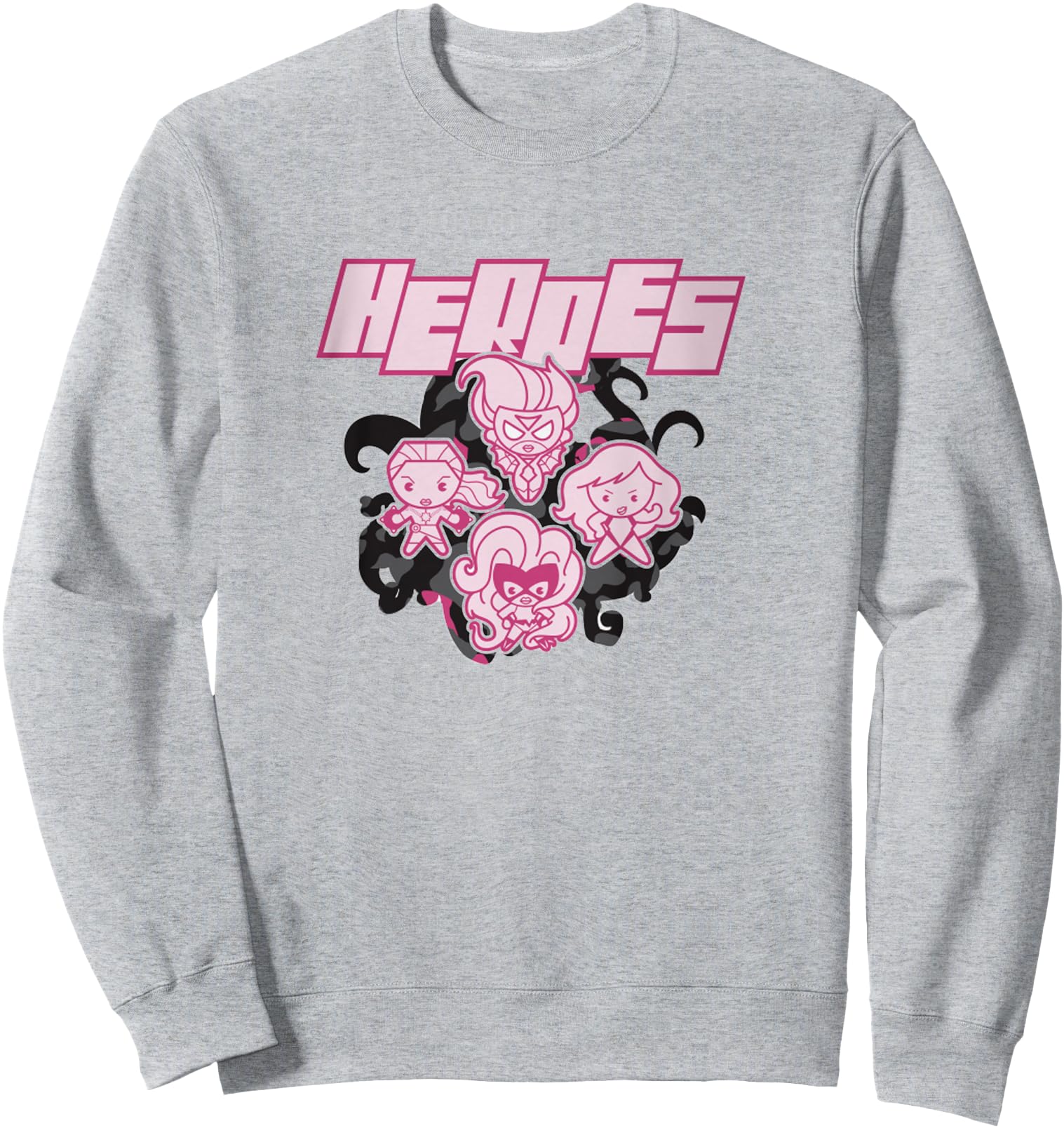 Marvel Kawaii Heroes Girl Power Super Mashup Sweatshirt