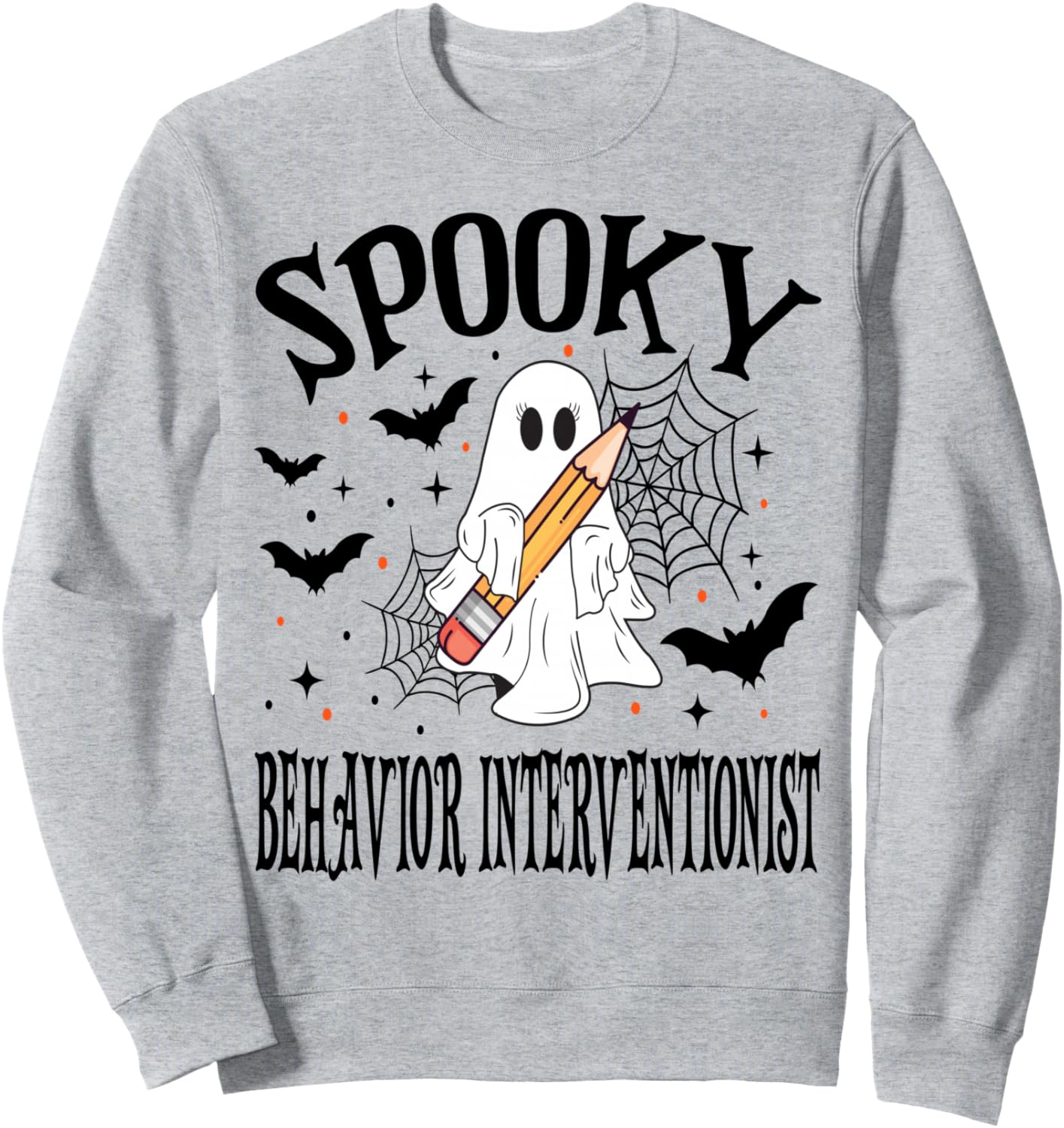 Spooky Behavior Interventionist Halloween School Sweatshirt