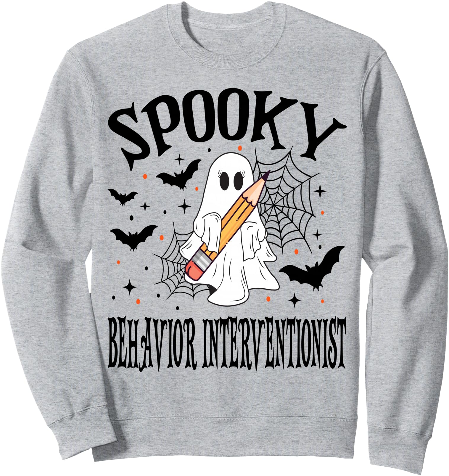 Spooky Behavior Interventionist Halloween School Sweatshirt