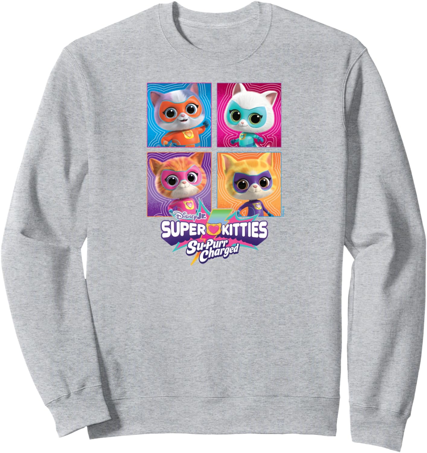 SuperKitties - Grid Sweatshirt