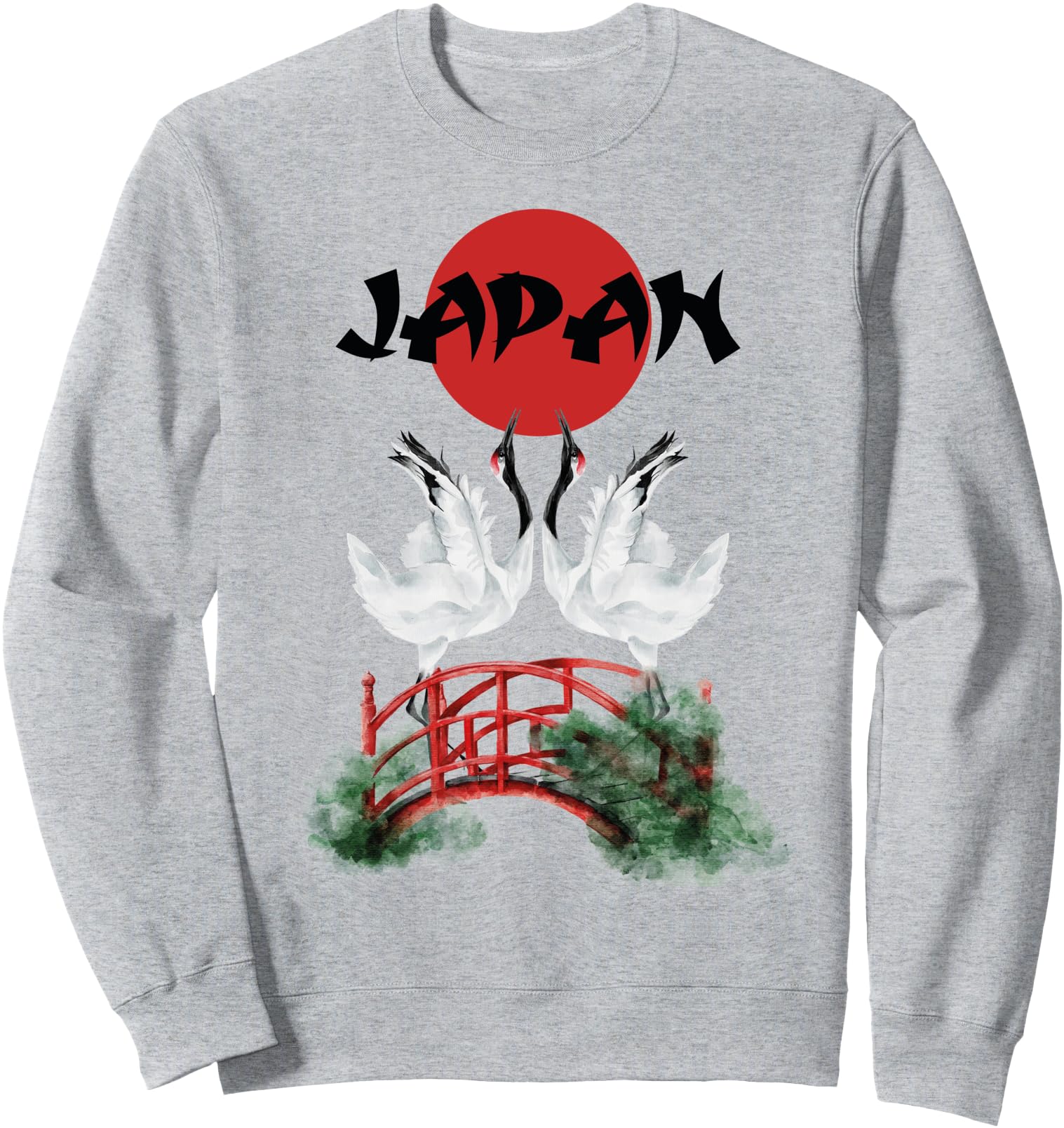 Japanese White Crane Japan Sweatshirt
