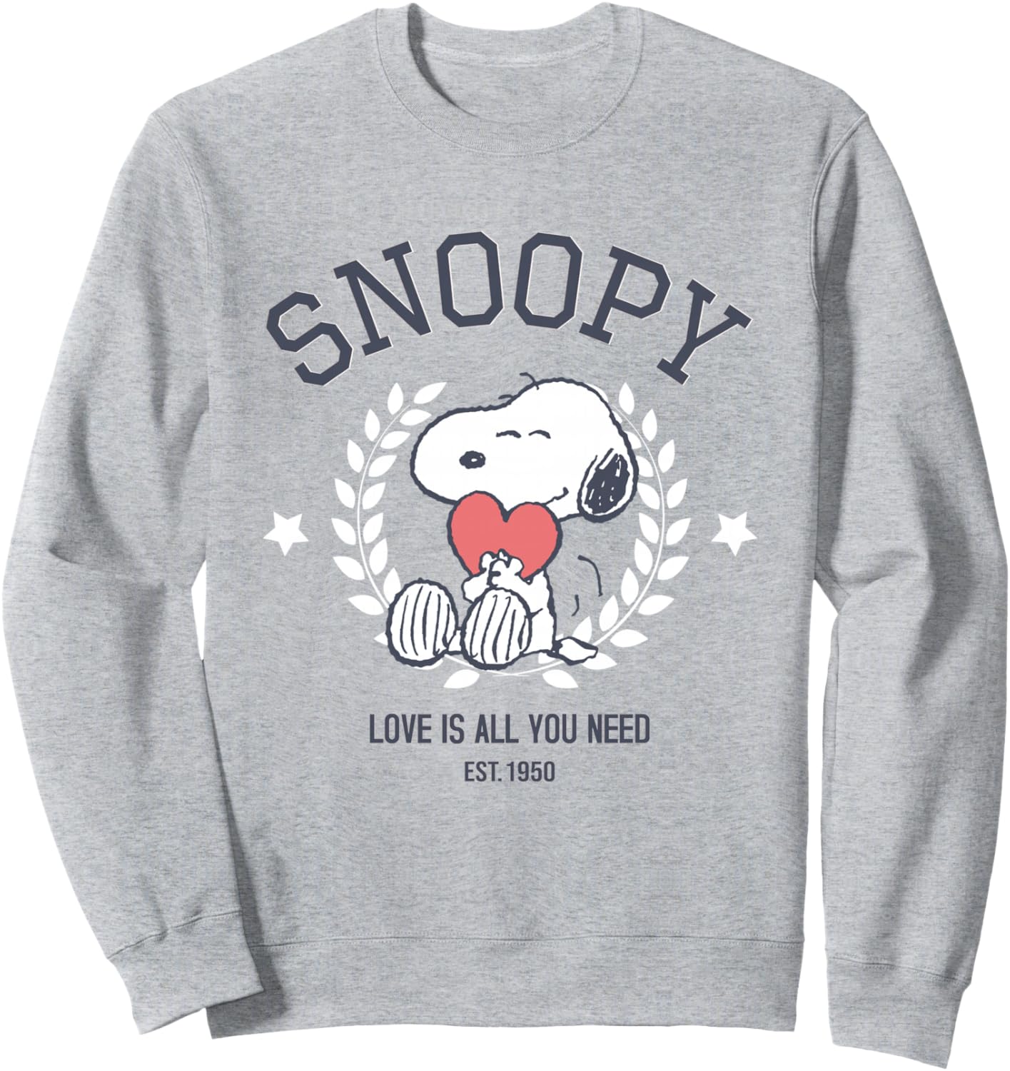 Peanuts Snoopy Love Is All You Need Est 1950 Sweatshirt