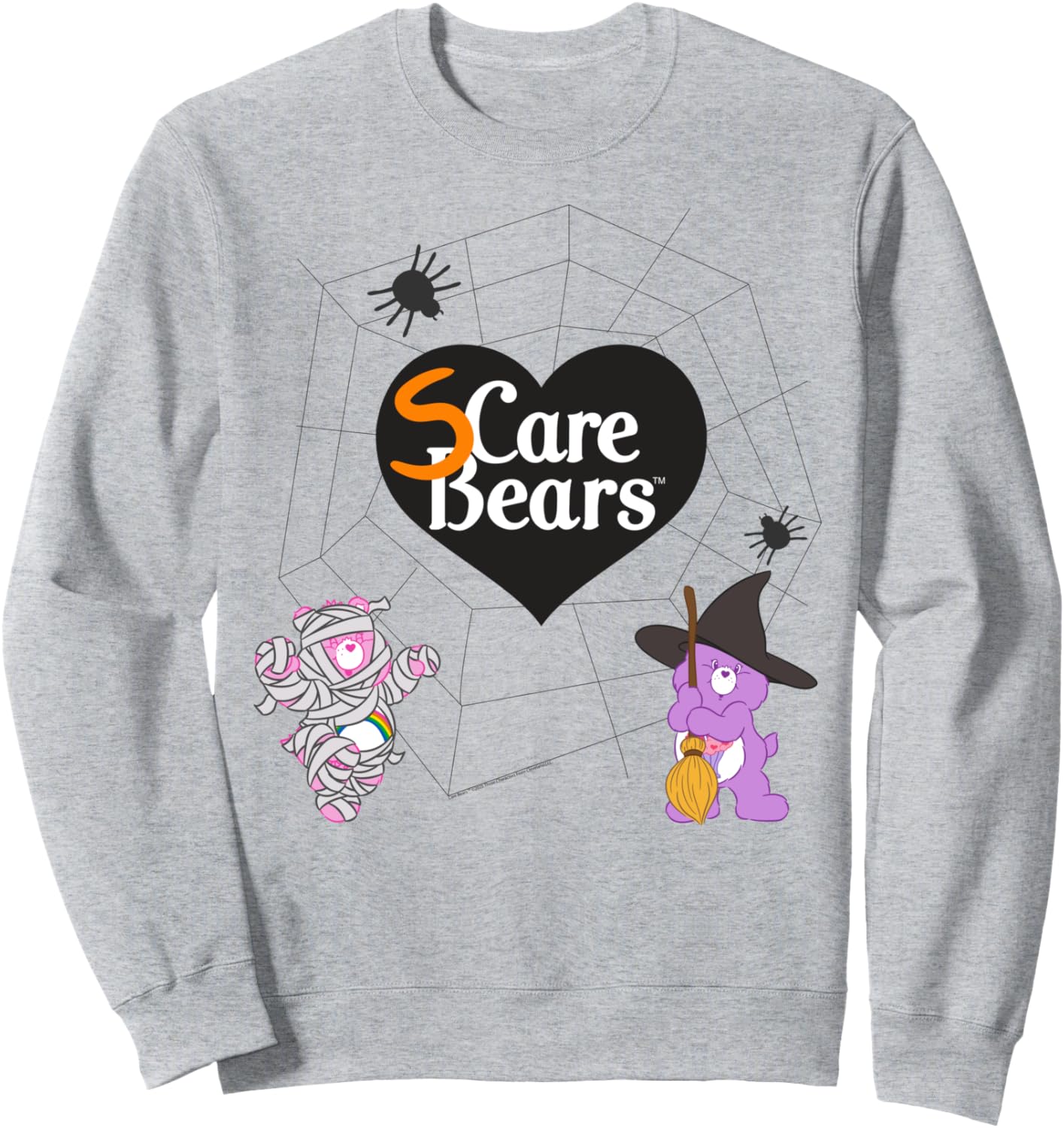 Care Bears Halloween SCare Bears Spider Web Mummy Witch Sweatshirt