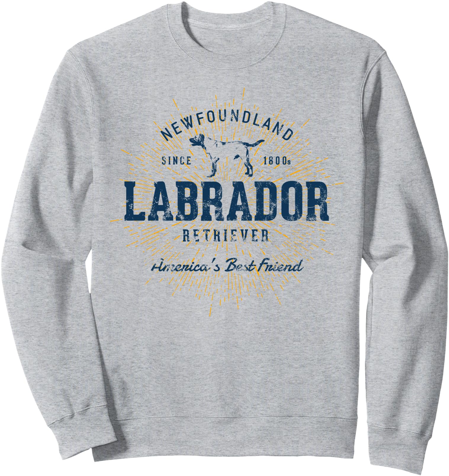 Retro Vintage Labrador Retriever Sweatshirt