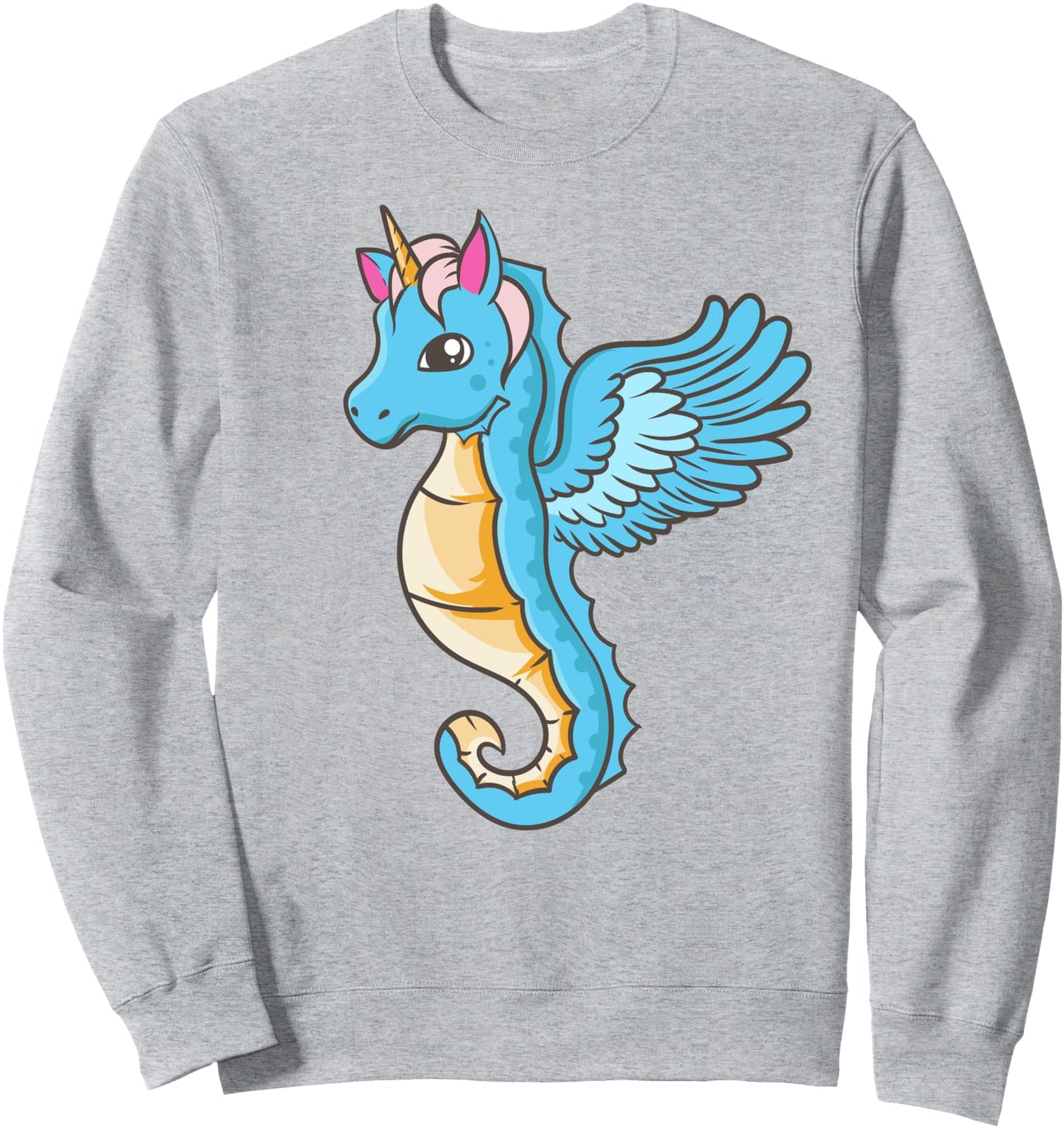 Sweet Seahorse Unicorn - Cute Kawaii Anime Japanese Sweatshirt