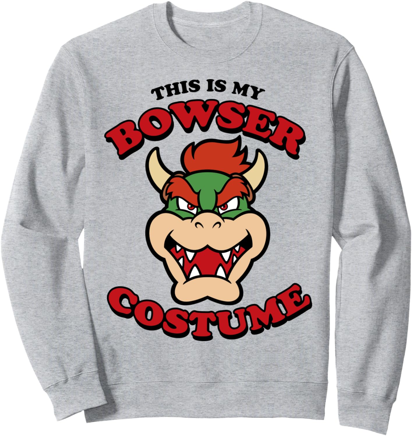 Nintendo Super Mario Bowser Costume Graphic Sweatshirt