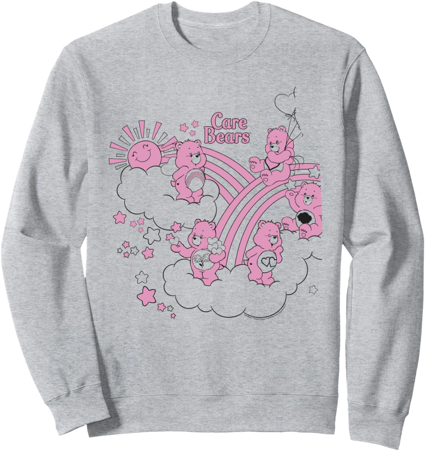 Care Bears Monochrome Rainbow Bears Sweatshirt