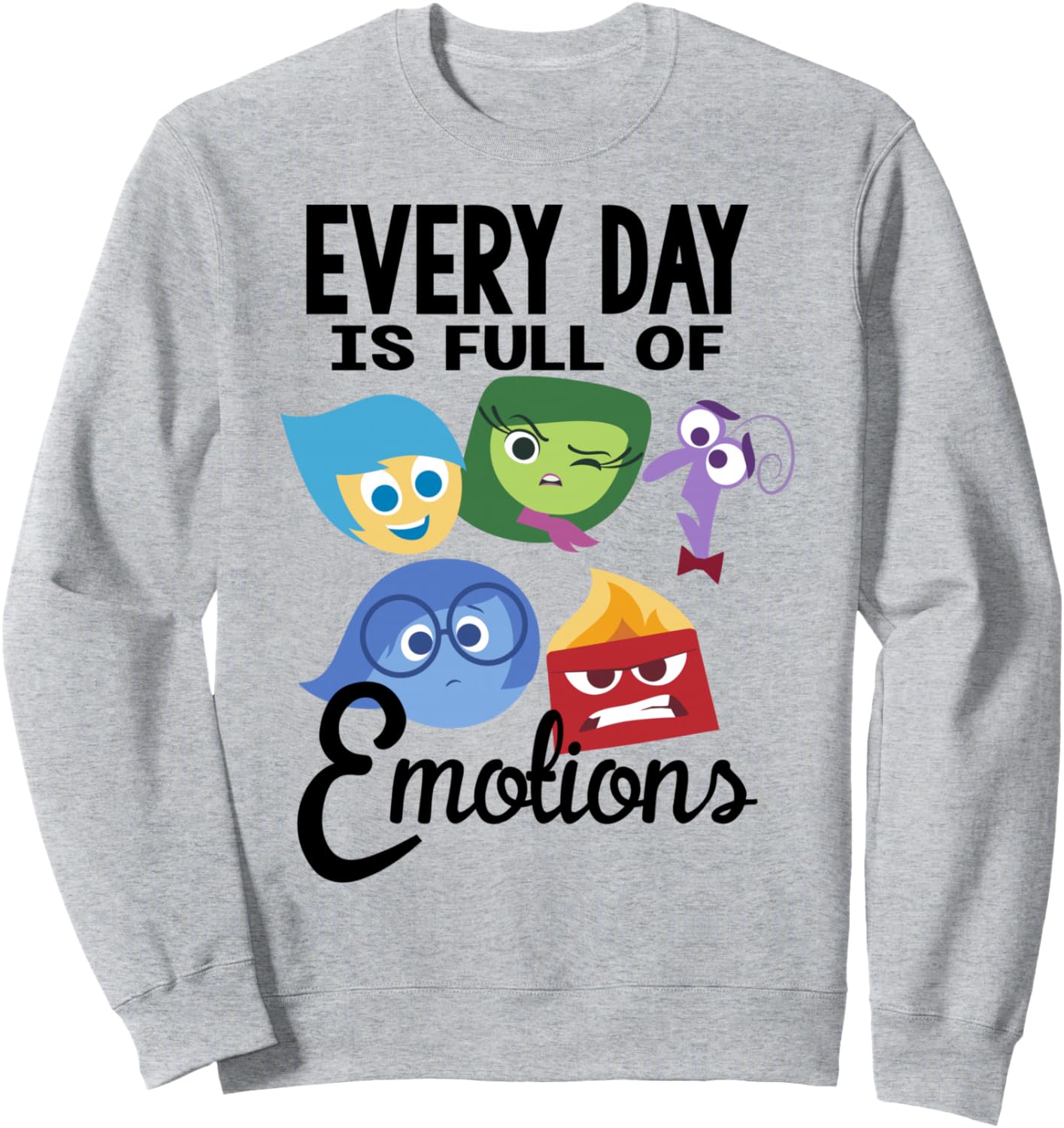 Disney Pixar Inside Out Every Day Is Full Of Emotions Group Sweatshirt