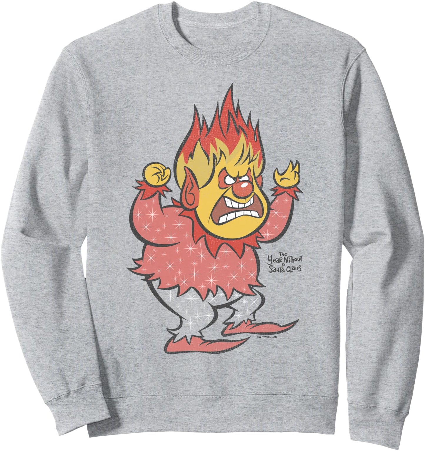 The Year Without A Santa Claus Heat Miser Portrait Sweatshirt