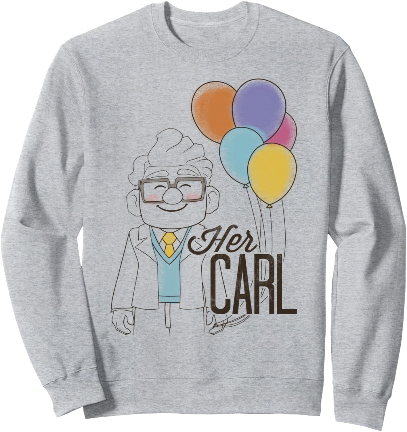 Disney Pixar Up Her Carl Couples Sweatshirt