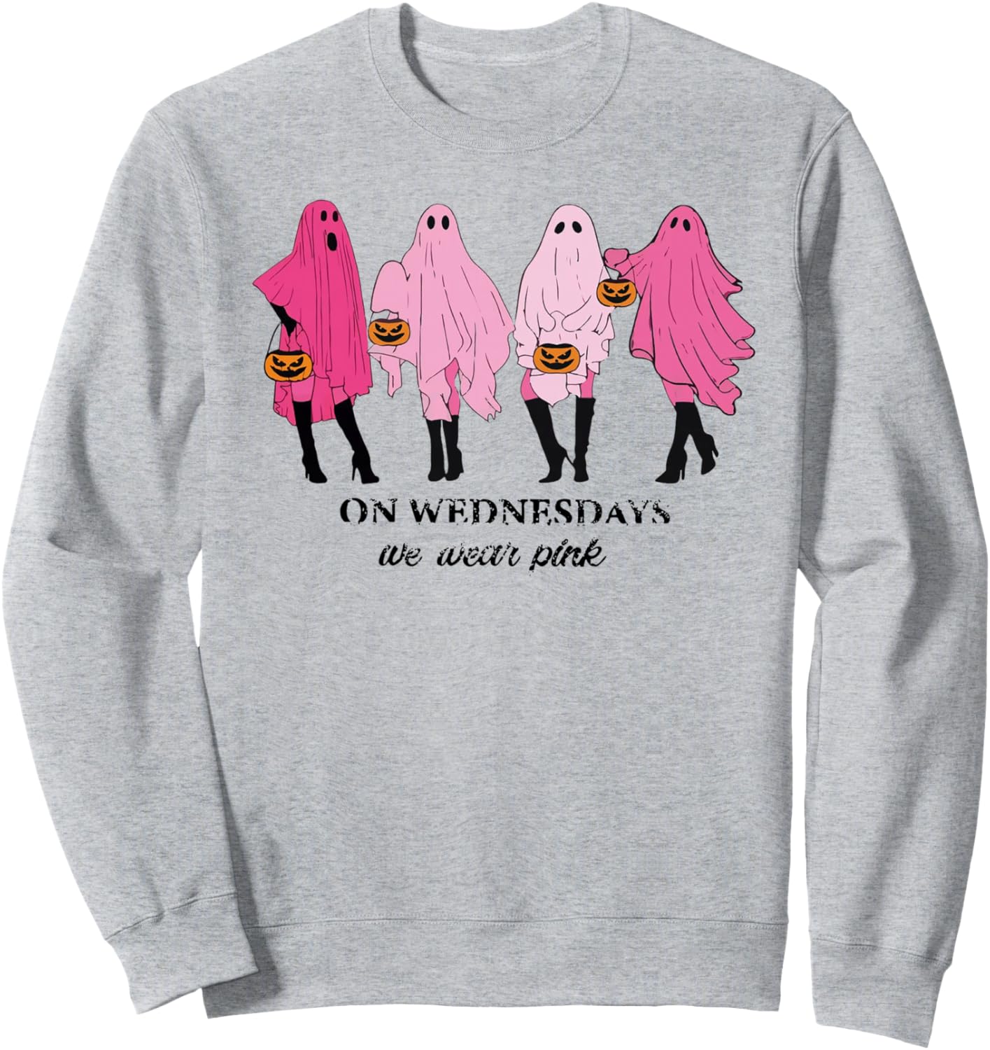 On Wednesday We Wear Pink -Ghost Dancing Sweatshirt
