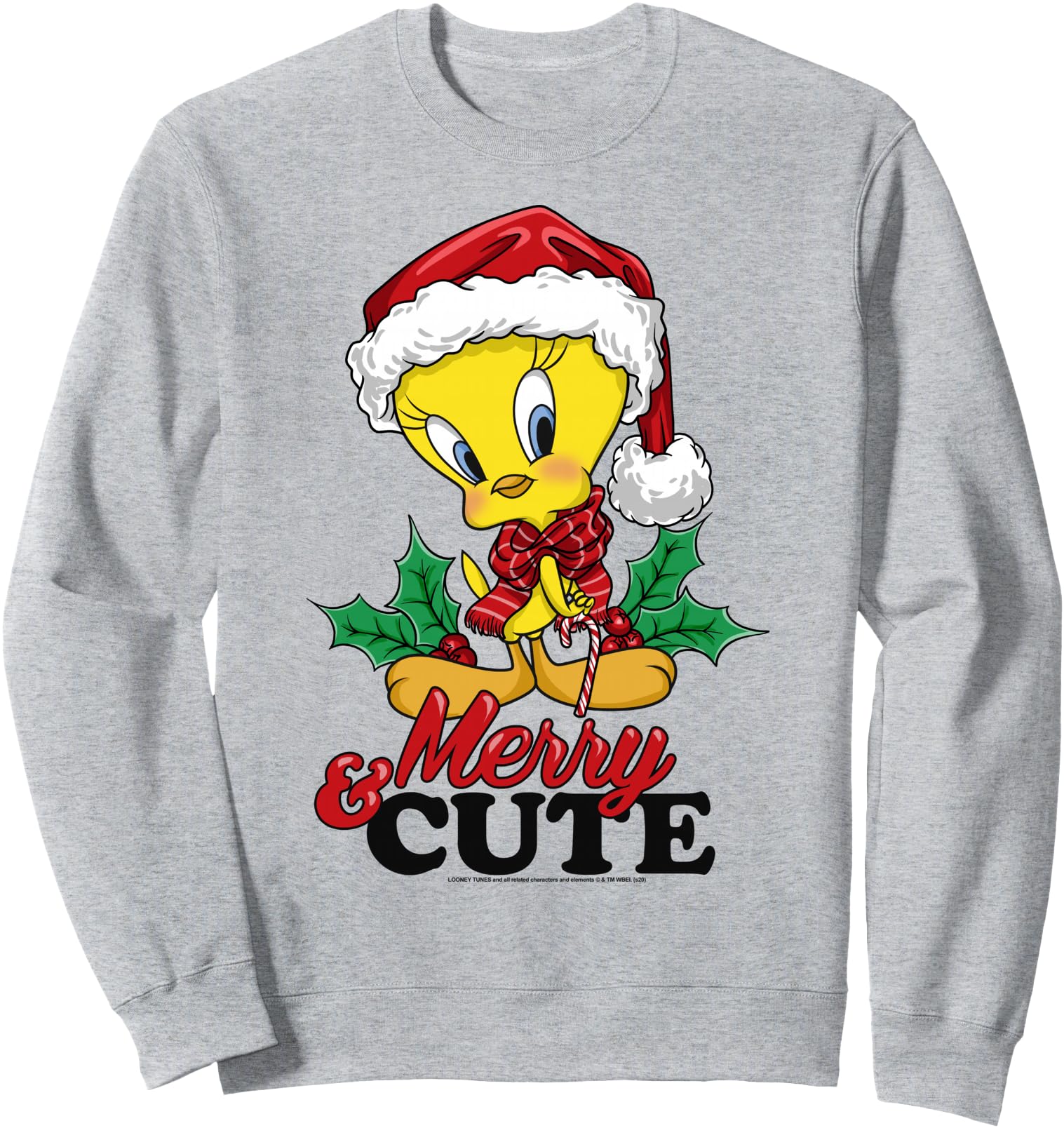 Looney Tunes Christmas Tweety Bird Merry & Cute Sweatshirt