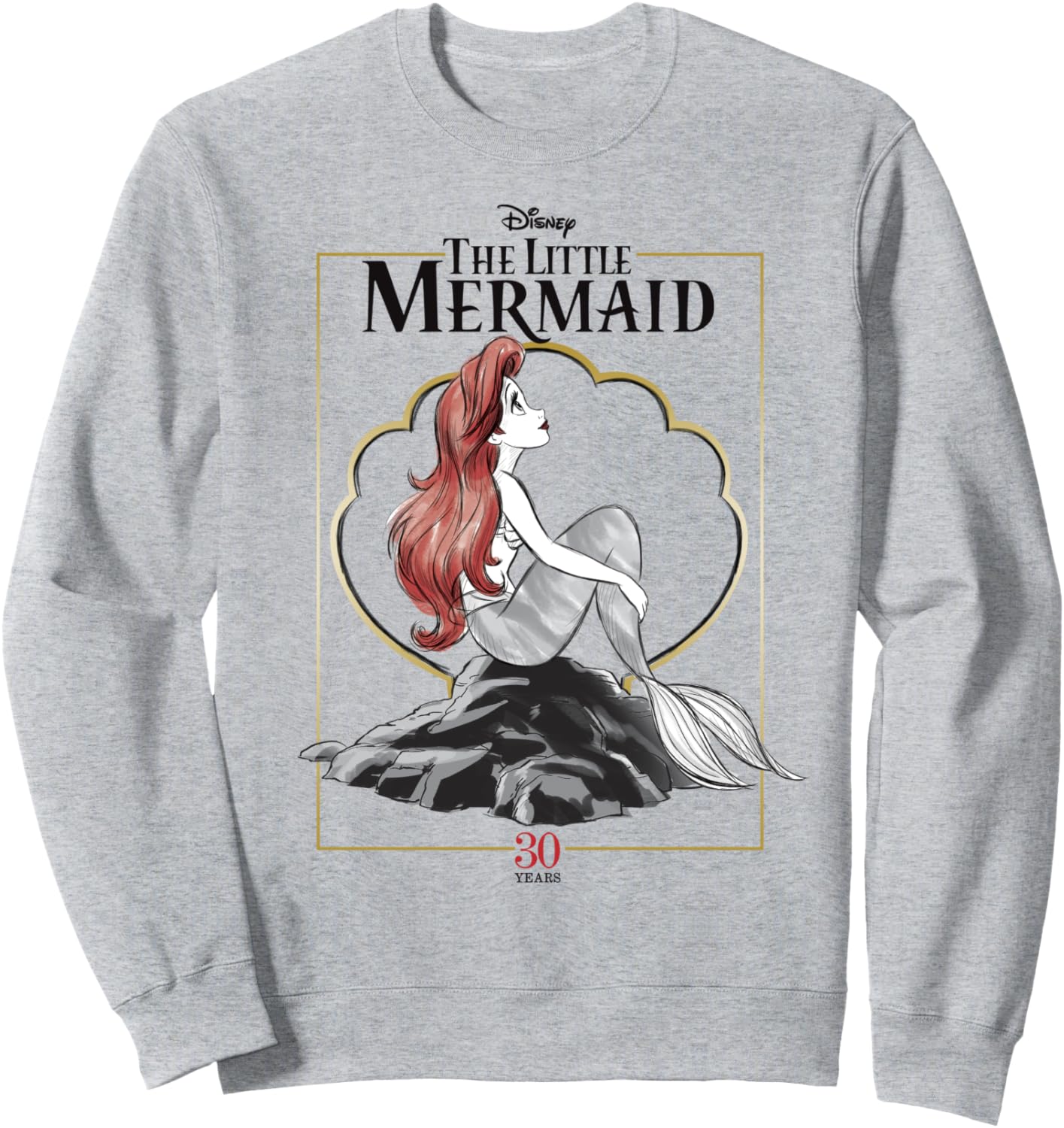 Disney The Little Mermaid 30th Anniversary Logo Sweatshirt Sweatshirt