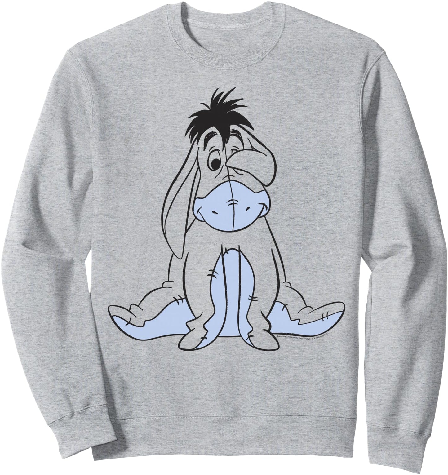 Disney Winnie The Pooh Eeyore Simple Sketch Portrait Sweatshirt