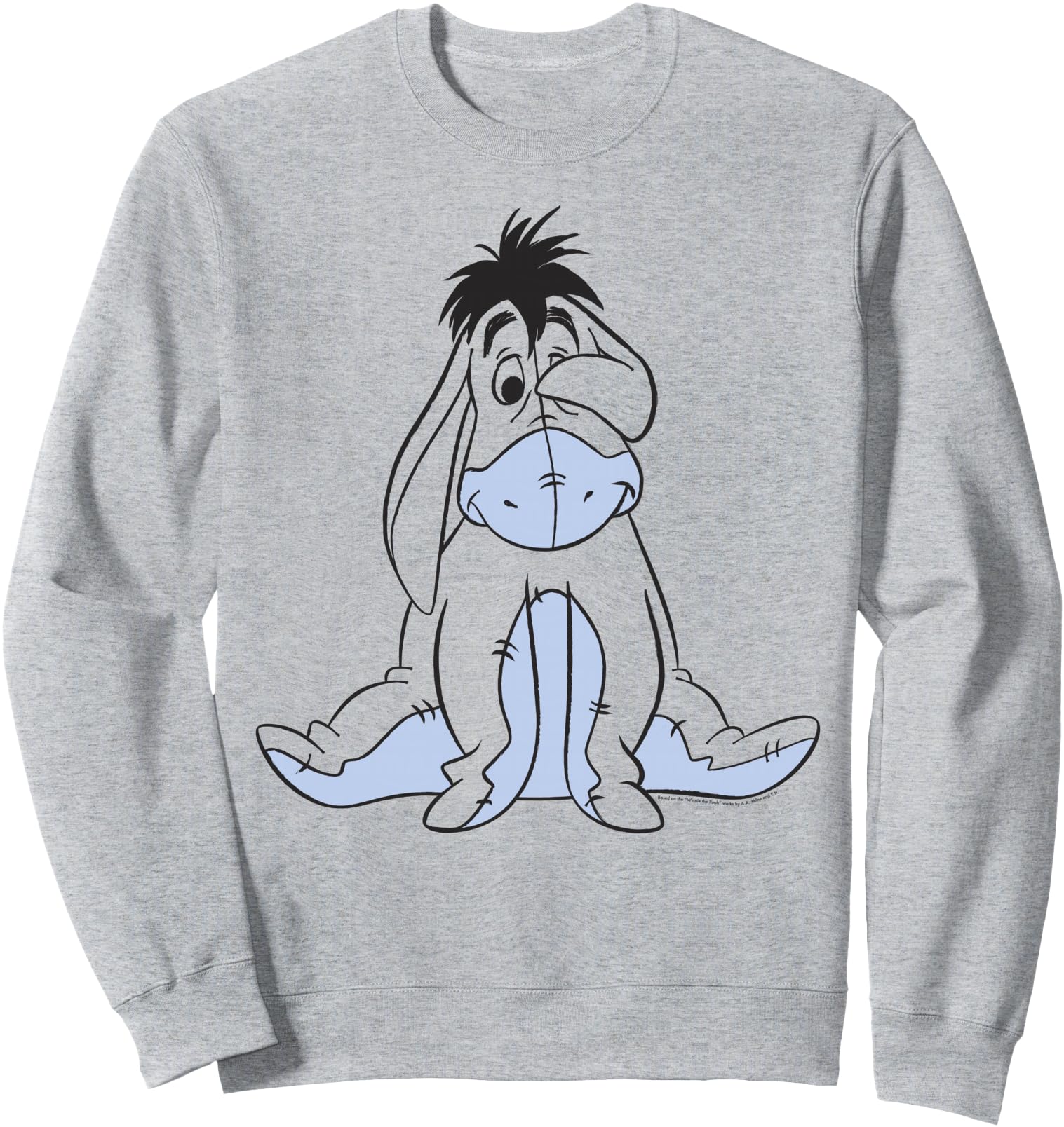 Disney Winnie The Pooh Eeyore Simple Sketch Portrait Sweatshirt