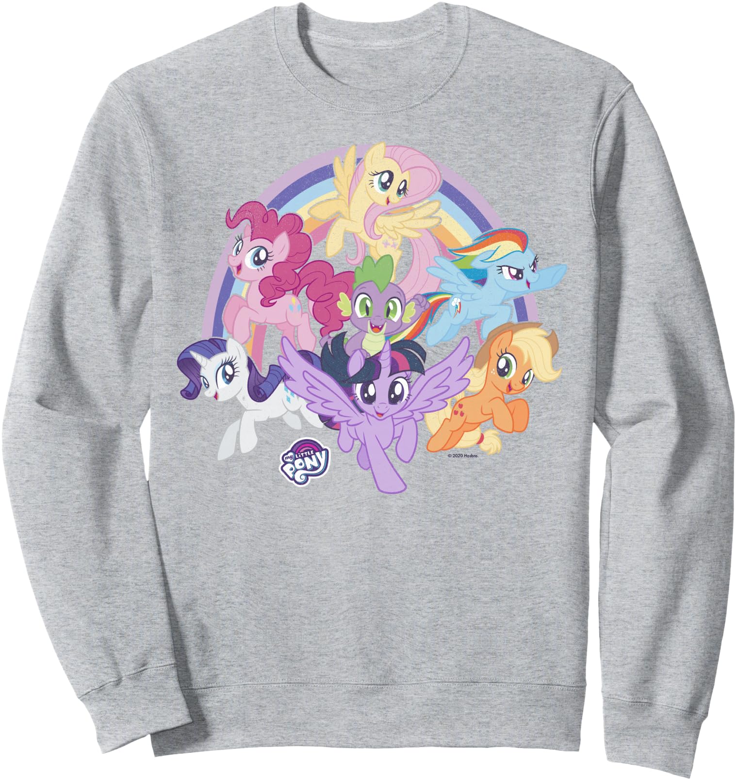 My Little Pony: Friendship Is Magic Rainbow Pony Group Shot Sweatshirt