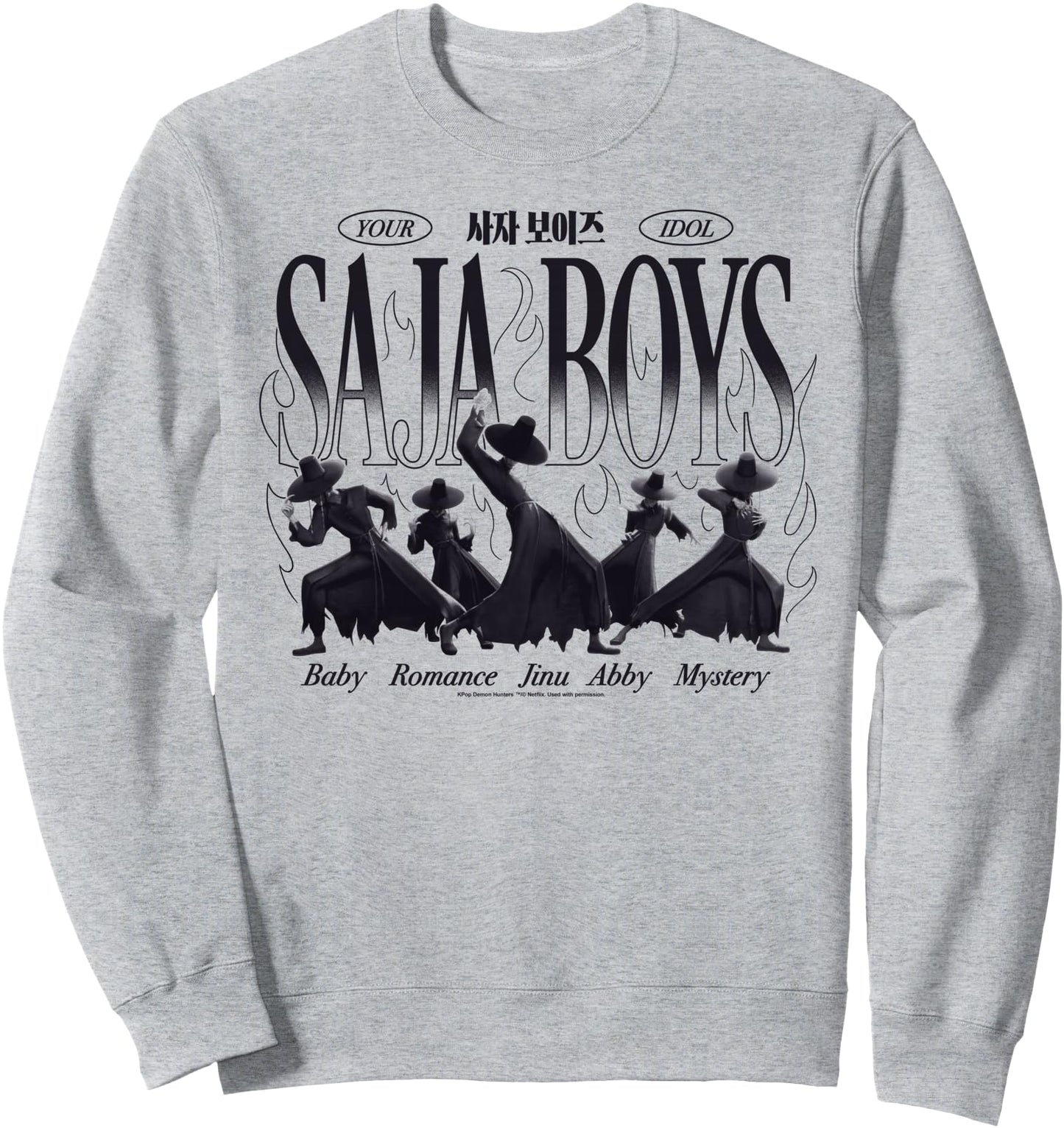 KPop Demon Hunters Halloween Saja Boys Your Idol Demon Forms Sweatshirt