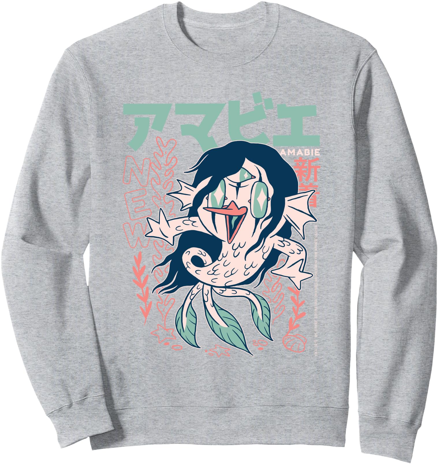 Amabie Japanese Yokai Sweatshirt