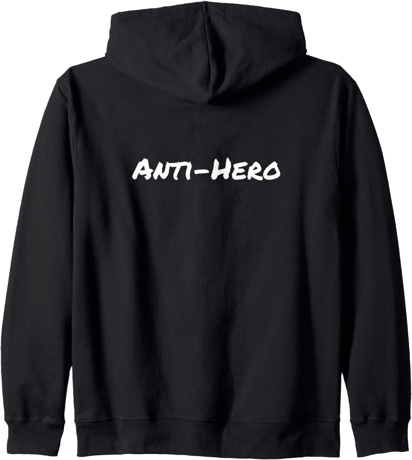 Anti-Hero Midnight Villain Night Mood Ethics Character Zip Hoodie