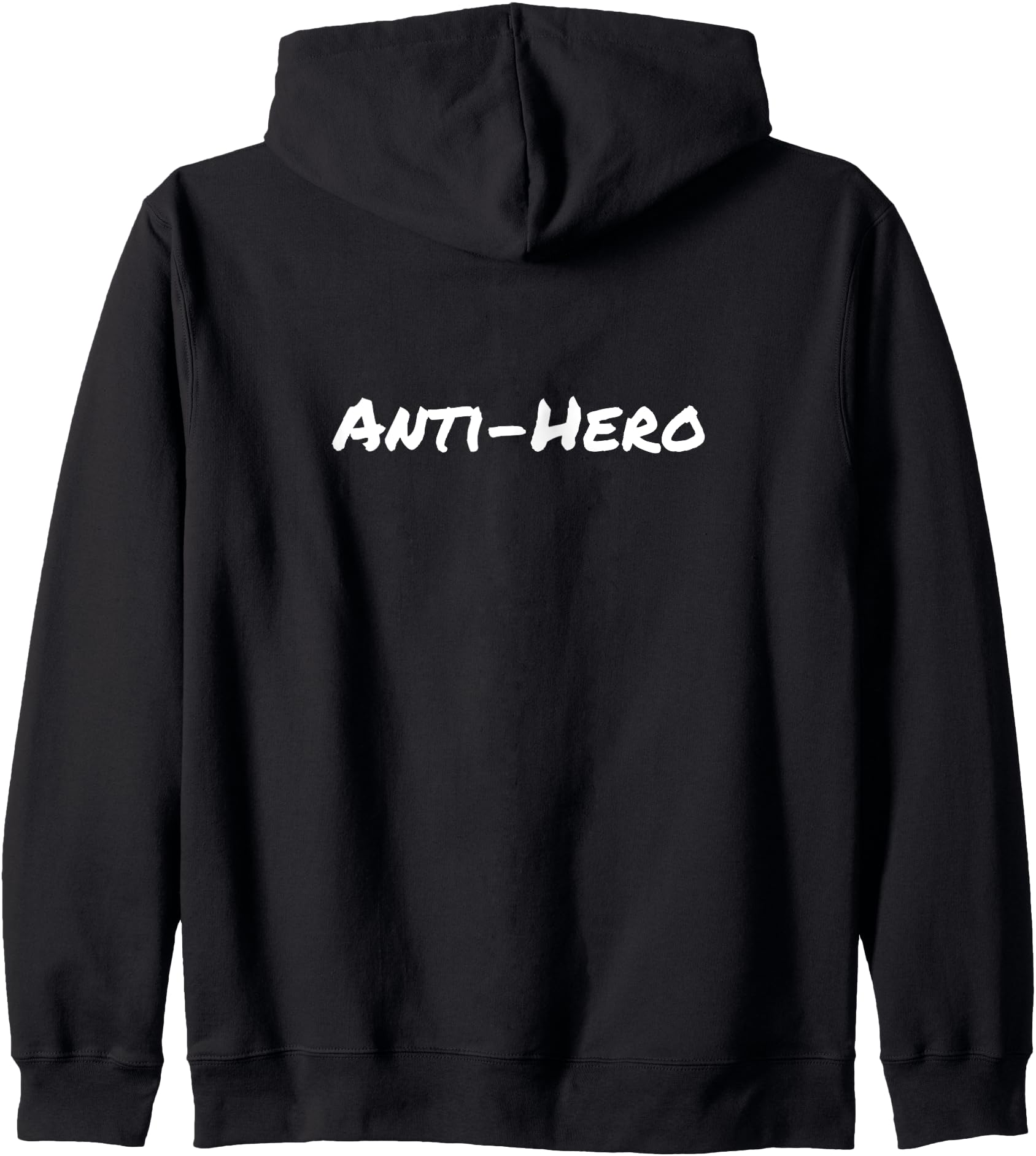 Anti-Hero Midnight Villain Night Mood Ethics Character Zip Hoodie