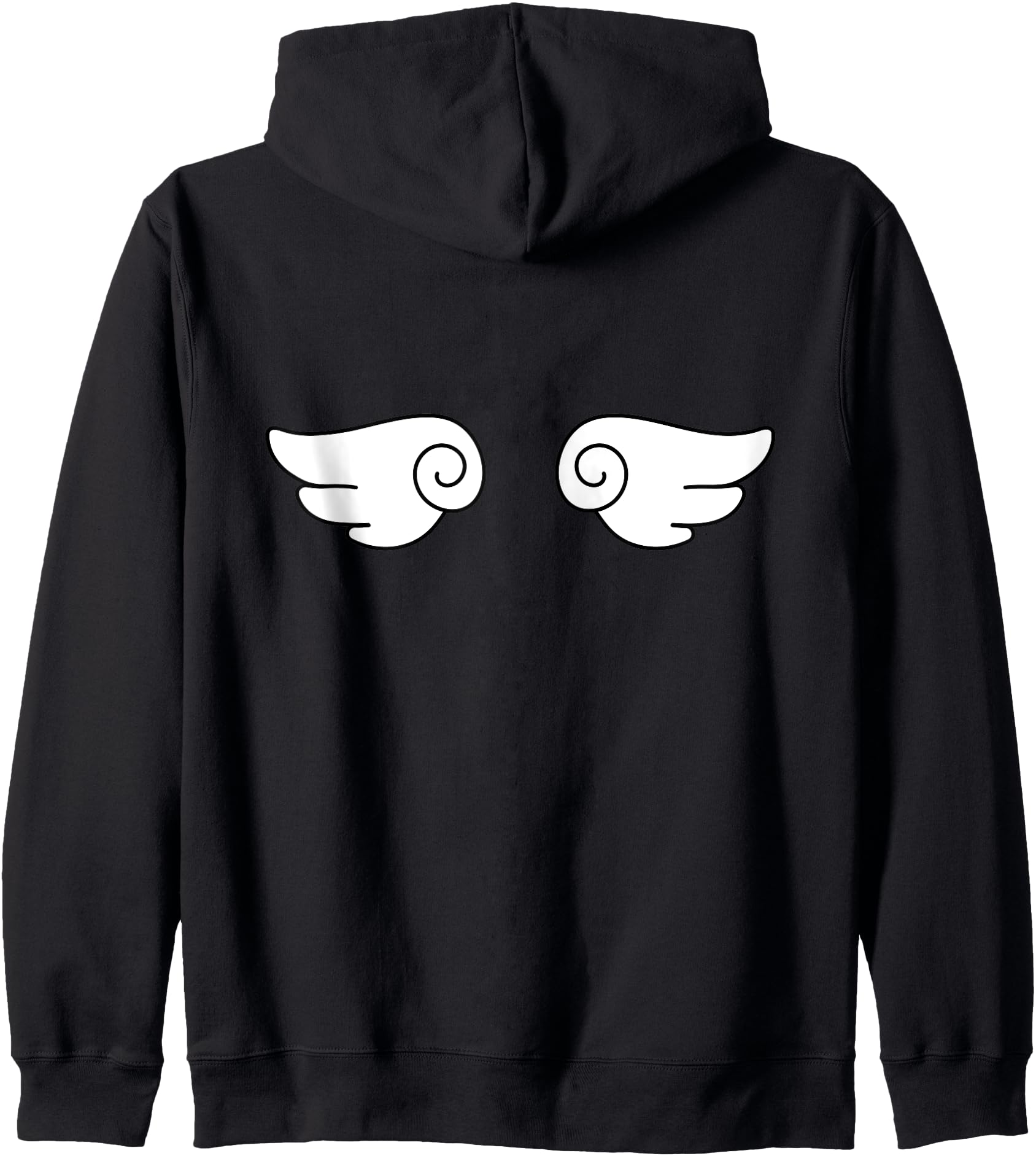 Anime Angel Wings Back Design Hoodie