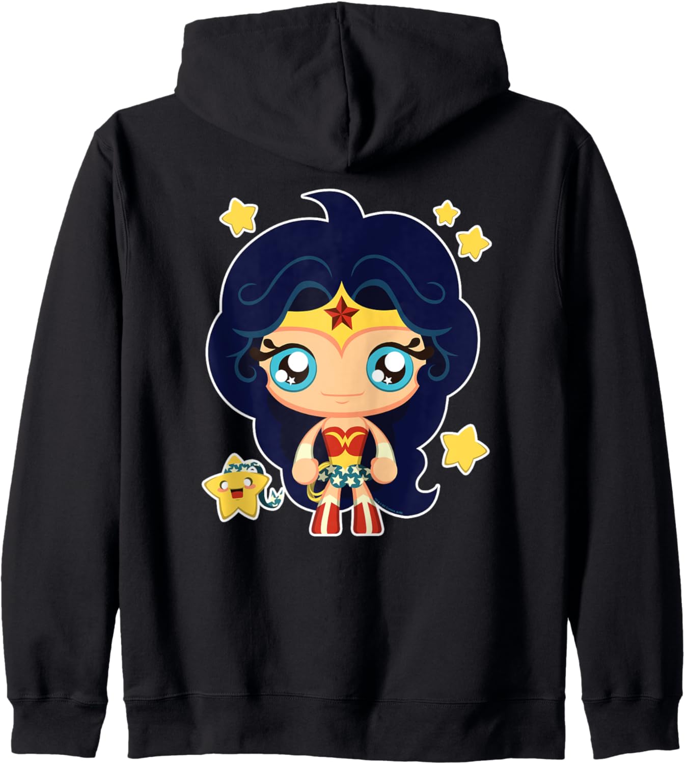 Wonder Woman Anime and Stars Zip Hoodie