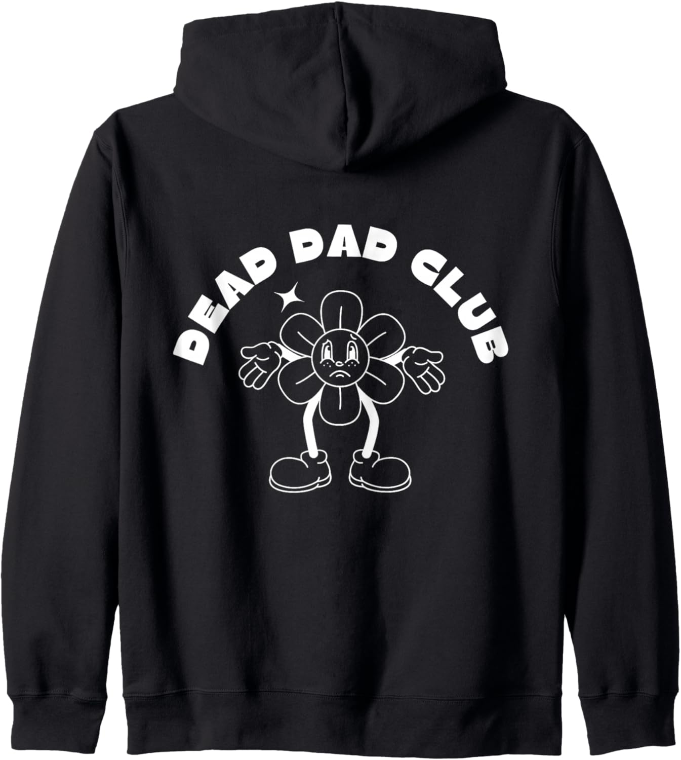 Dead Dad Club Sad Flower 2025 Zip Hoodie