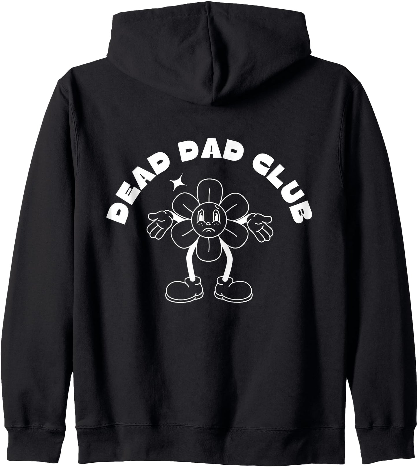 Dead Dad Club Sad Flower 2025 Zip Hoodie