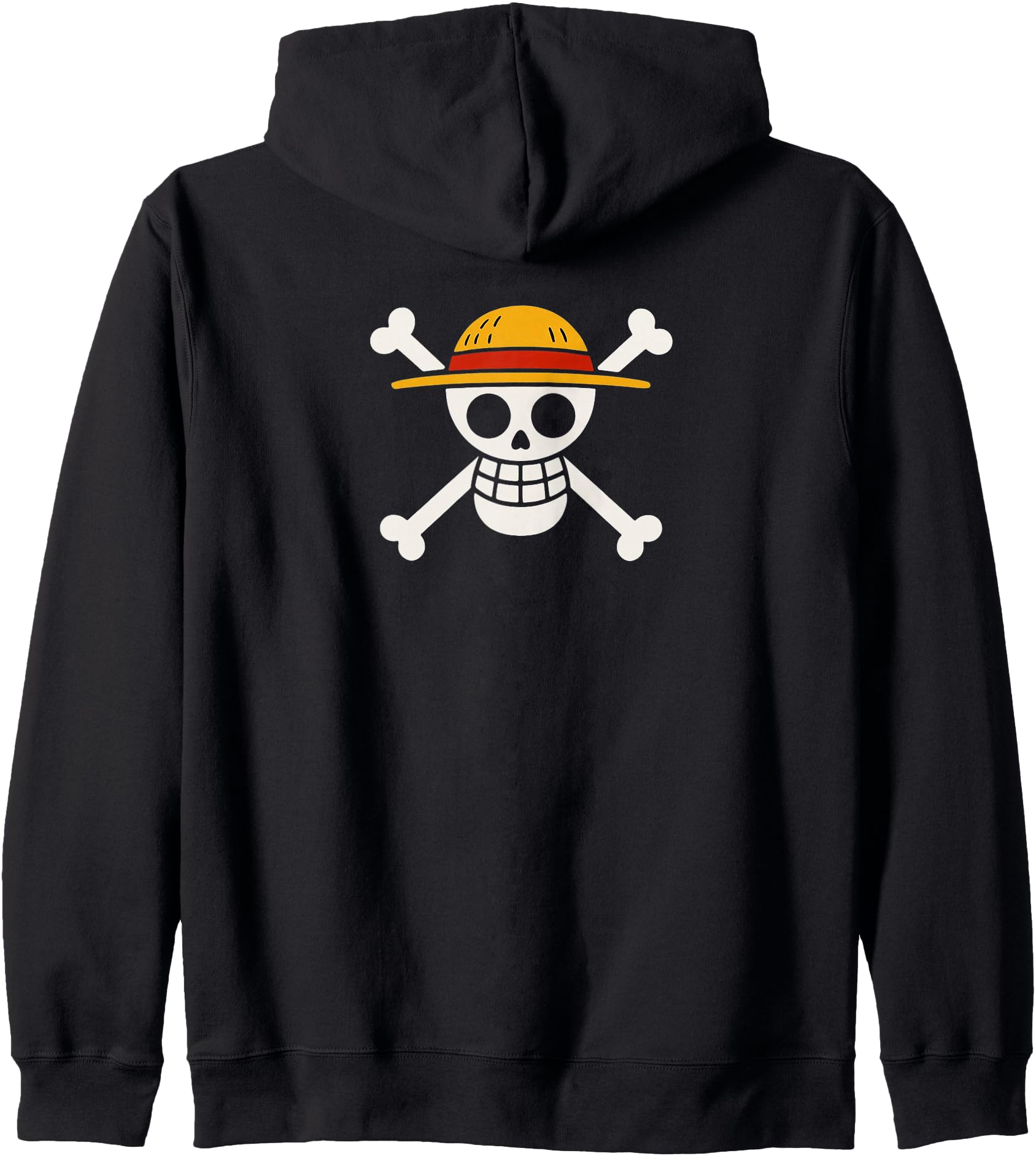 Straw Hat Jolly Roger. Zip Hoodie