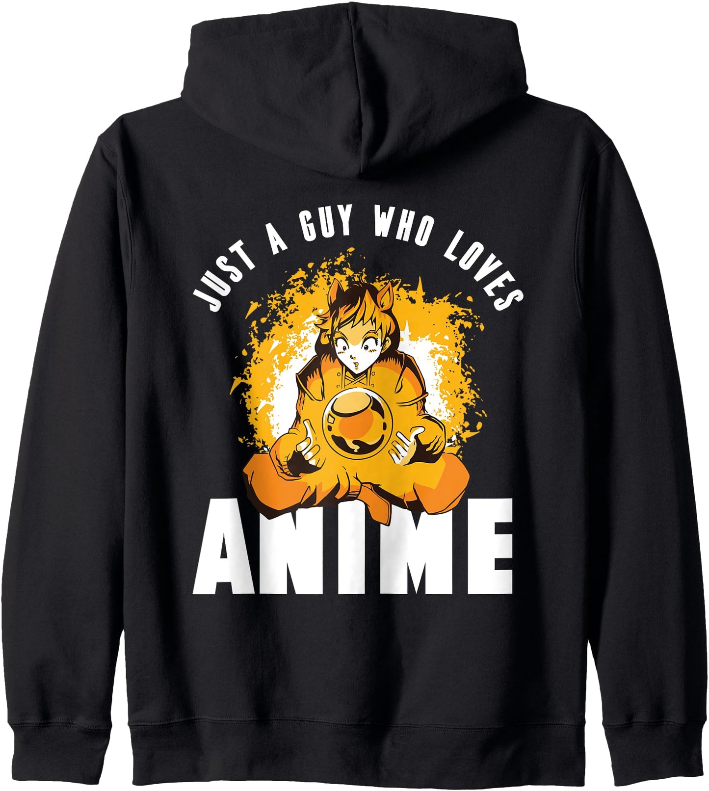 Just A Guy Who Loves Anime Gifts for Teen Boys Anime Merch Hoodie