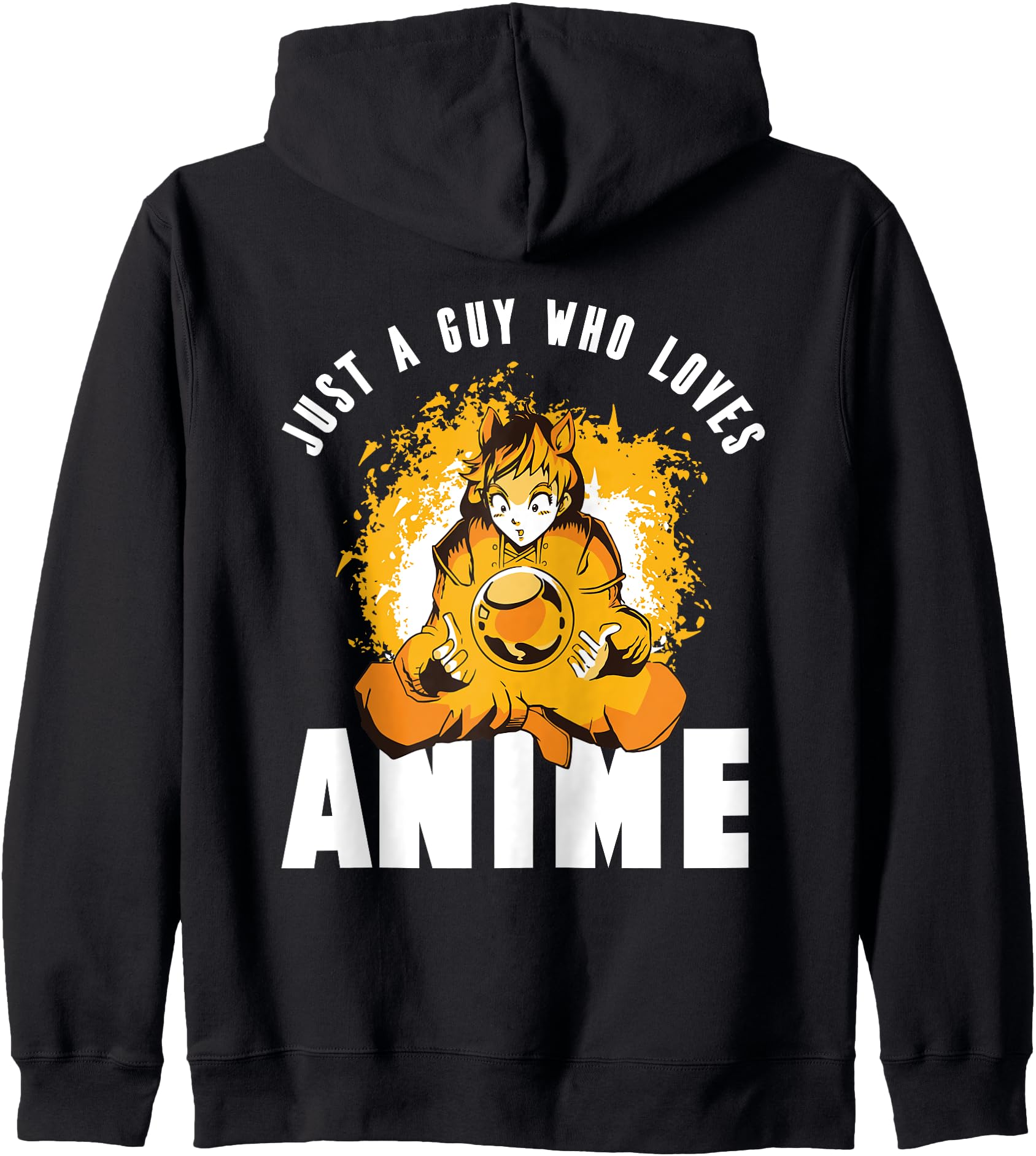 Just A Guy Who Loves Anime Gifts for Teen Boys Anime Merch Hoodie