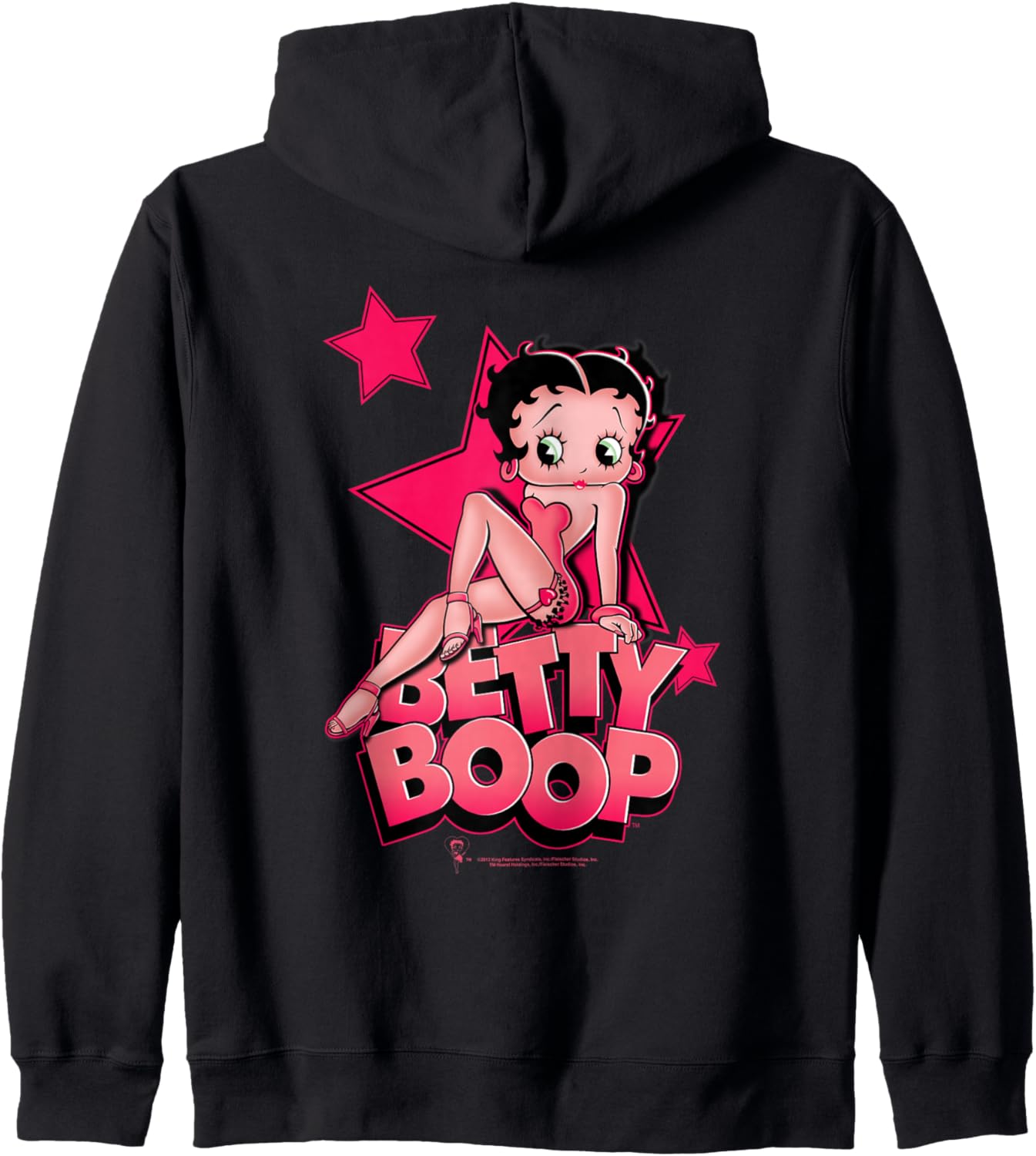 Betty Boop Sexy Star Zip Hoodie
