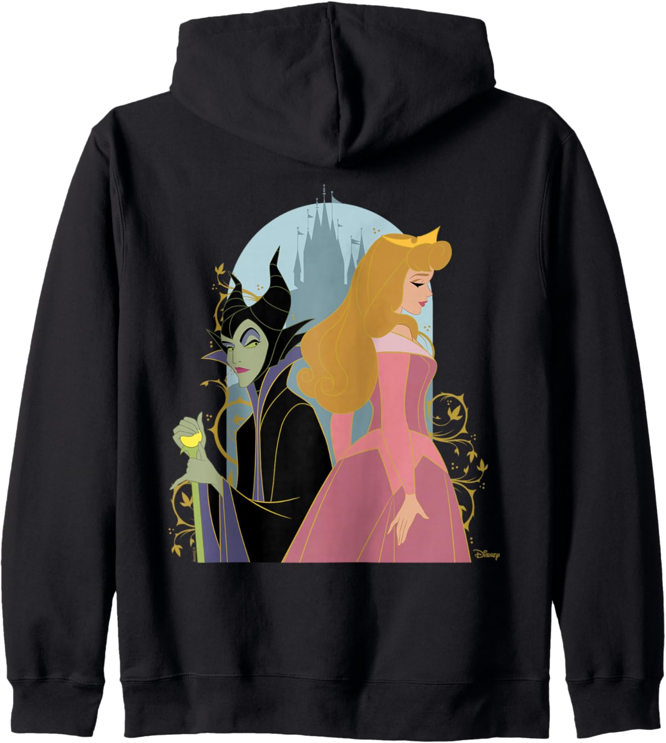 Disney Princess - Sleepy Beauty And Maleficent Zip Hoodie