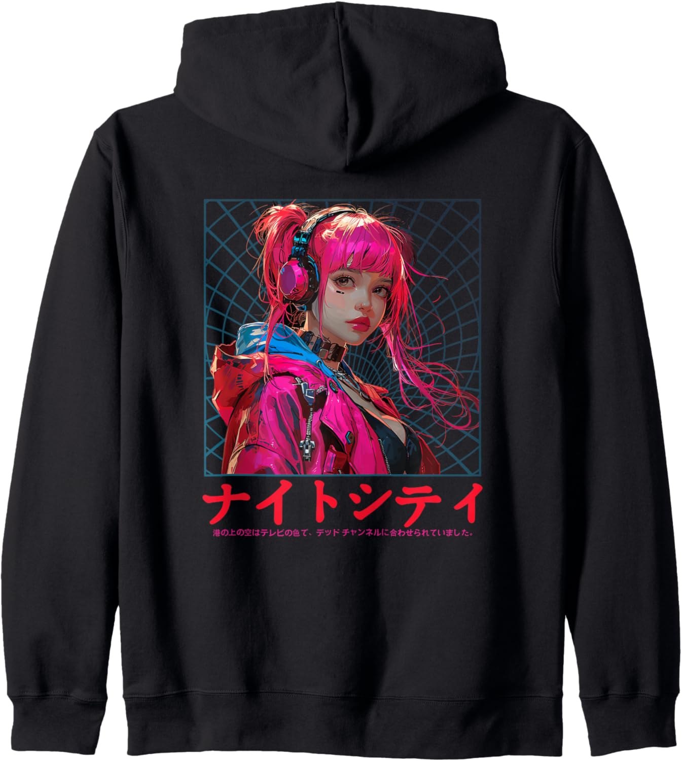 pink anime Hoodie