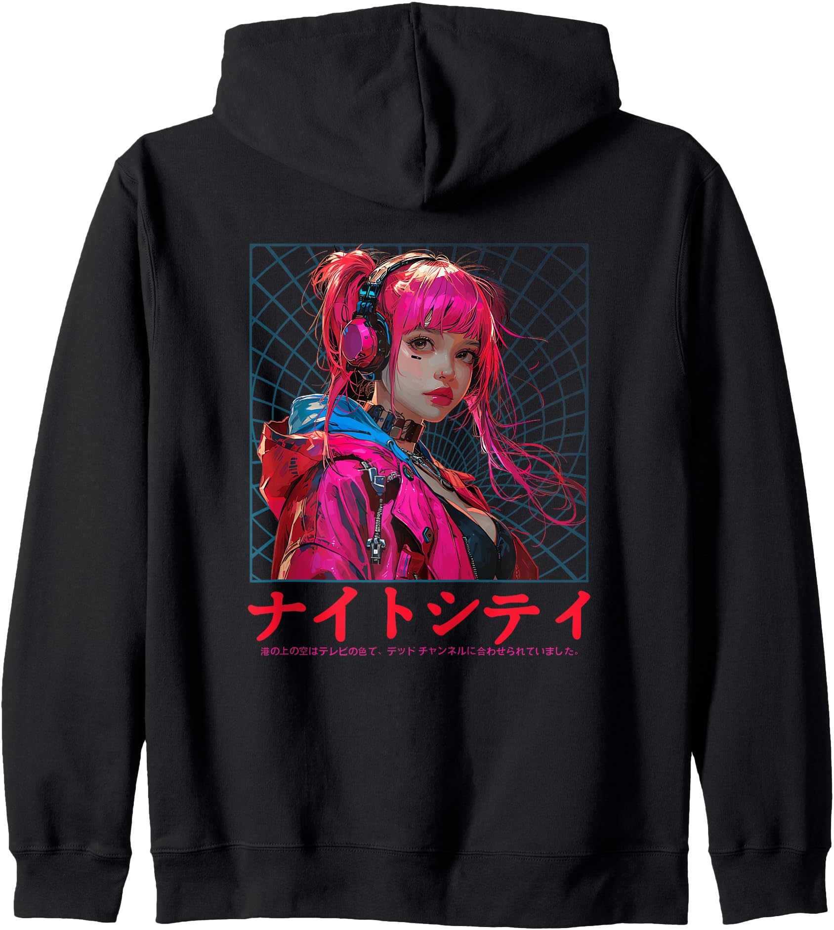 pink anime Hoodie