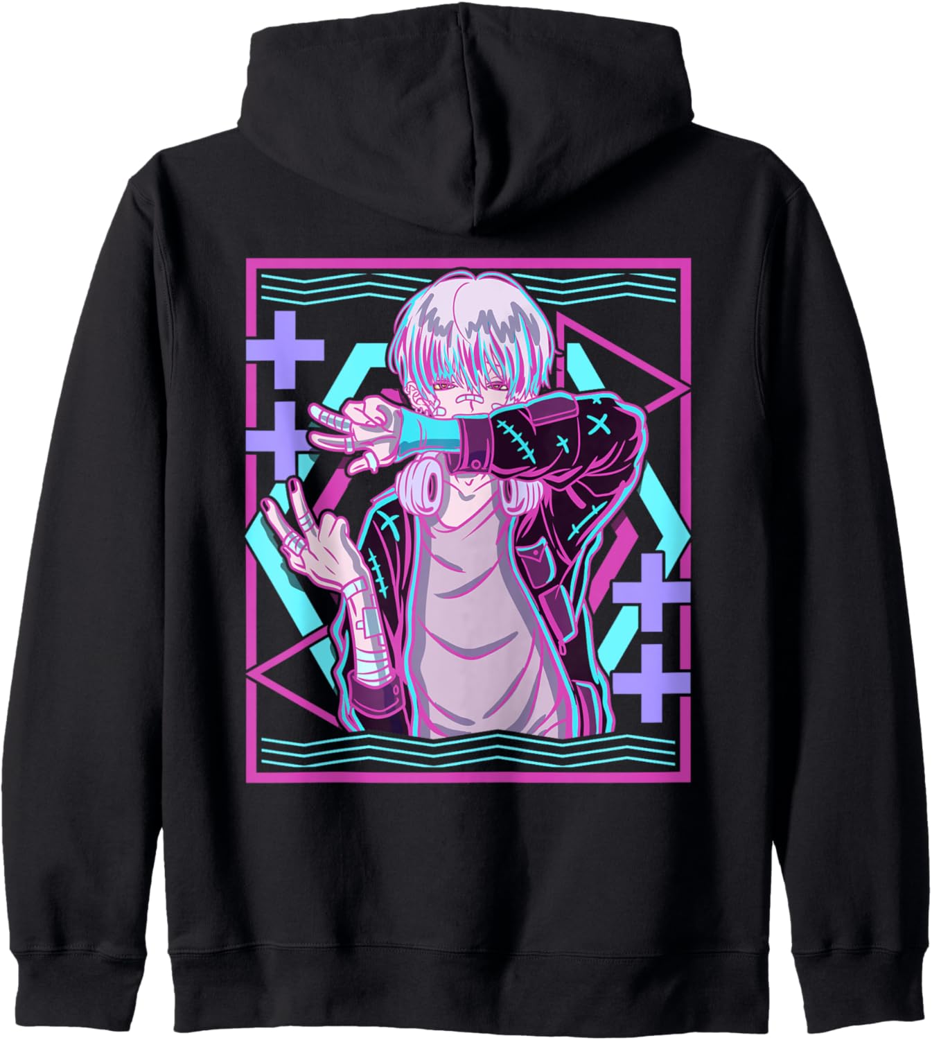 Kawaii Pastel Goth Male Goth Anime Boy Hoodie