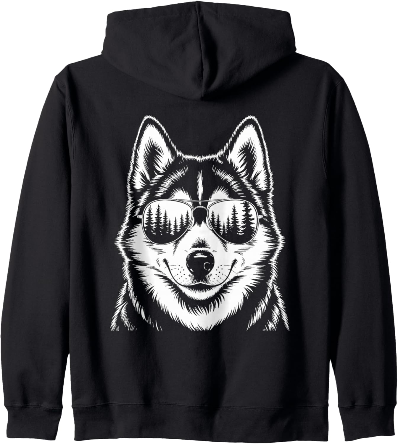 Funny Husky Zip Hoodie
