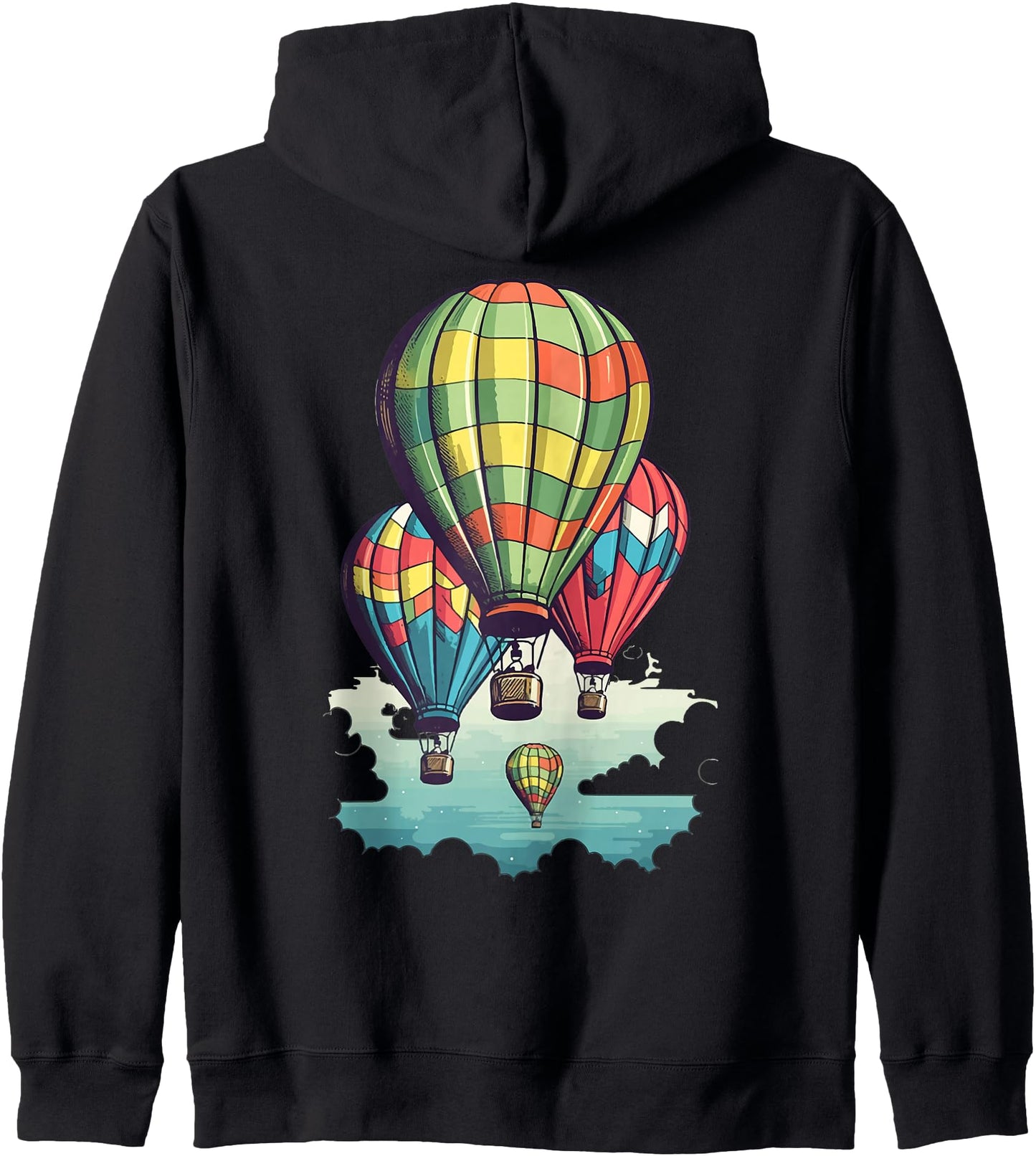 Hot Air Balloon Zip Hoodie