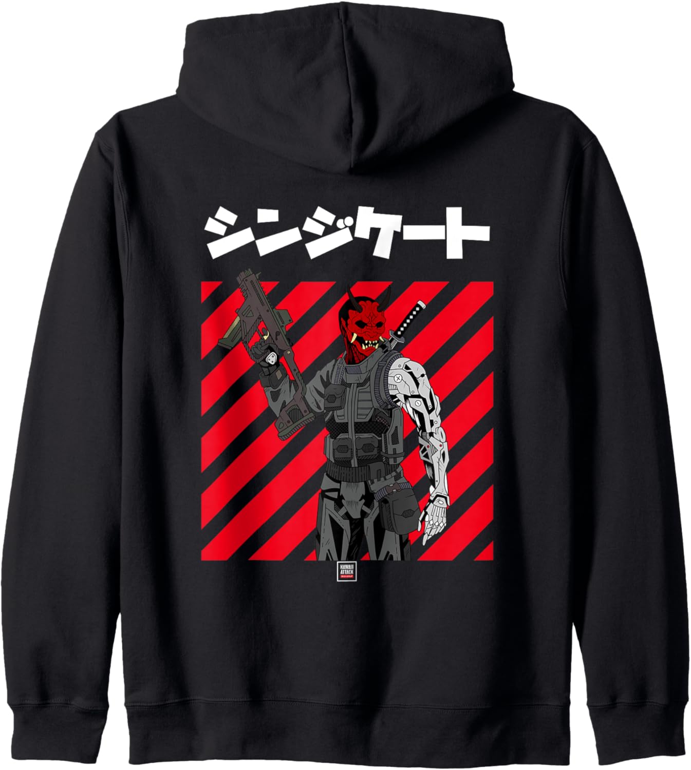 Oni Syndicate Japanese Anime Hoodie Backprint Hoodie