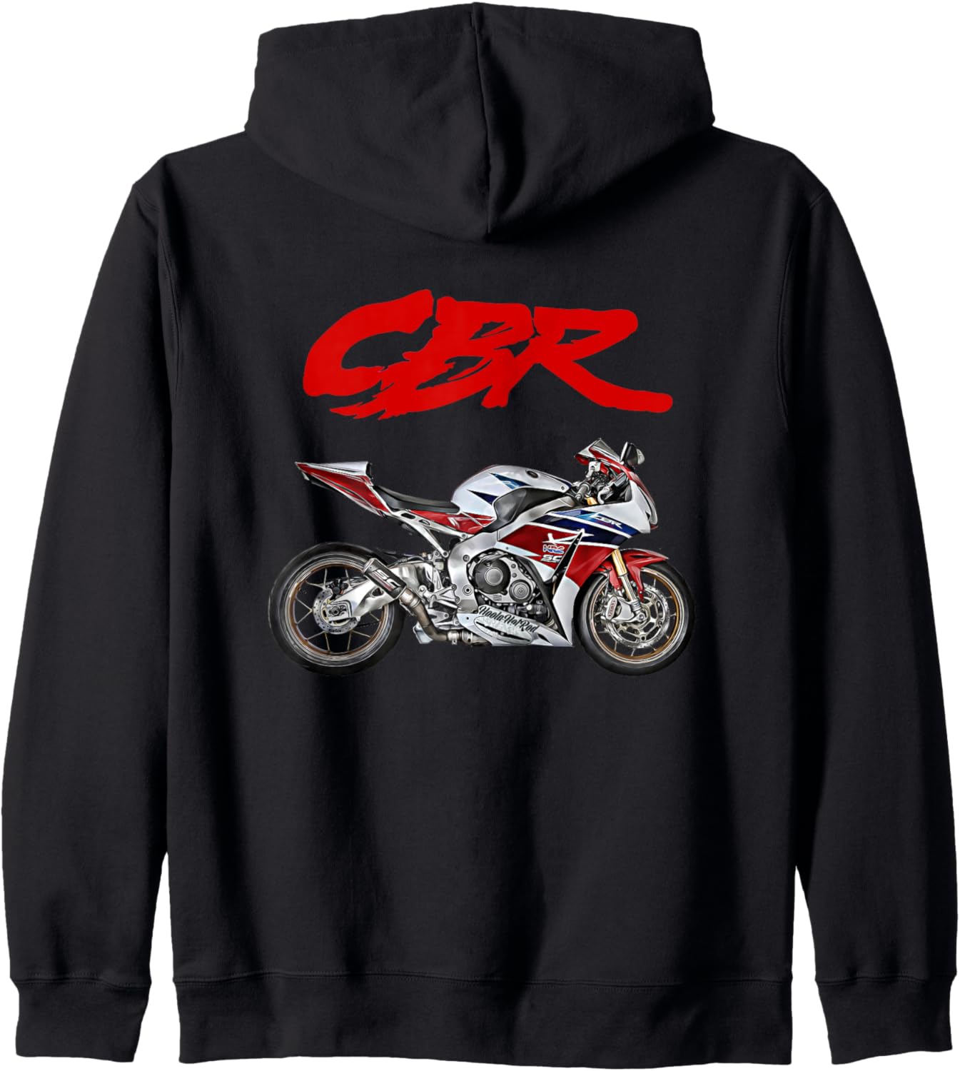 CBR,Motorcycle,Motorbike,Road Racing,Biker,Sportsbike,CBR Zip Hoodie