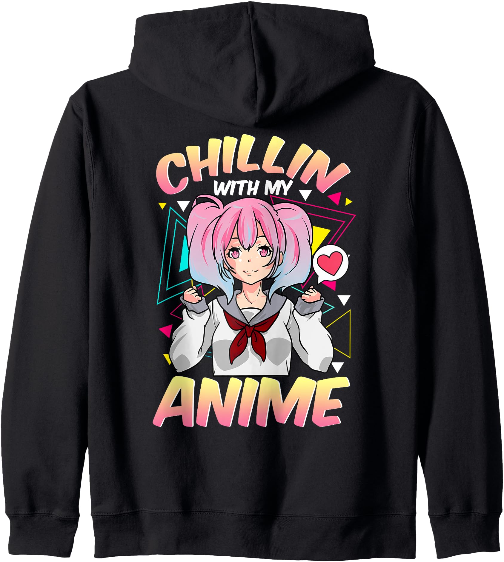 Chillin With My Anime Girl Hoodie