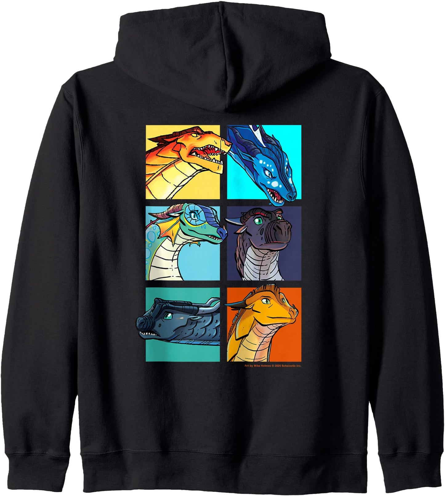 Wings of Fire Character Squares Zip Hoodie