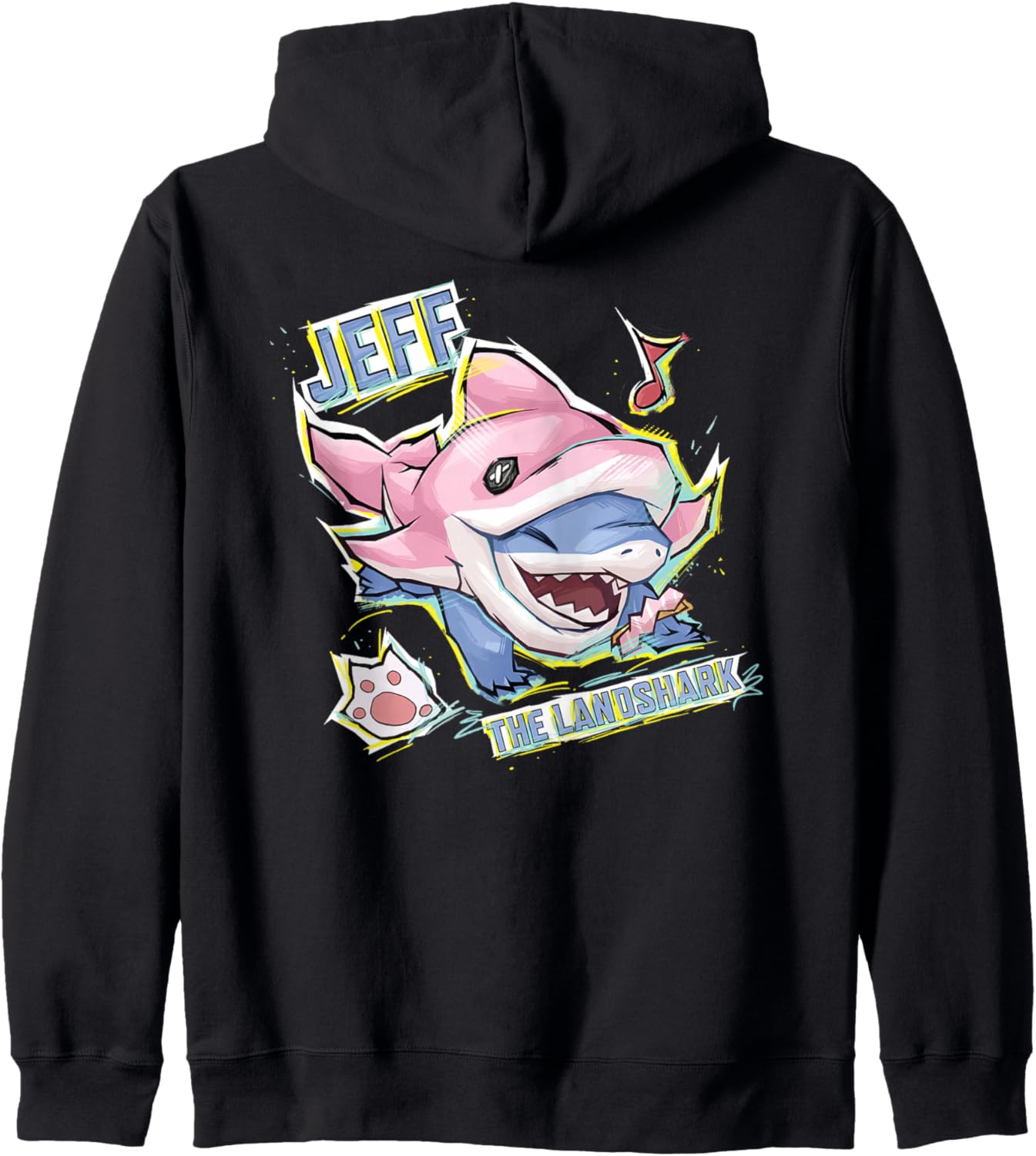 Marvel Rivals PVP Jeff the Land Shark Incognito Dolphin Skin Zip Hoodie